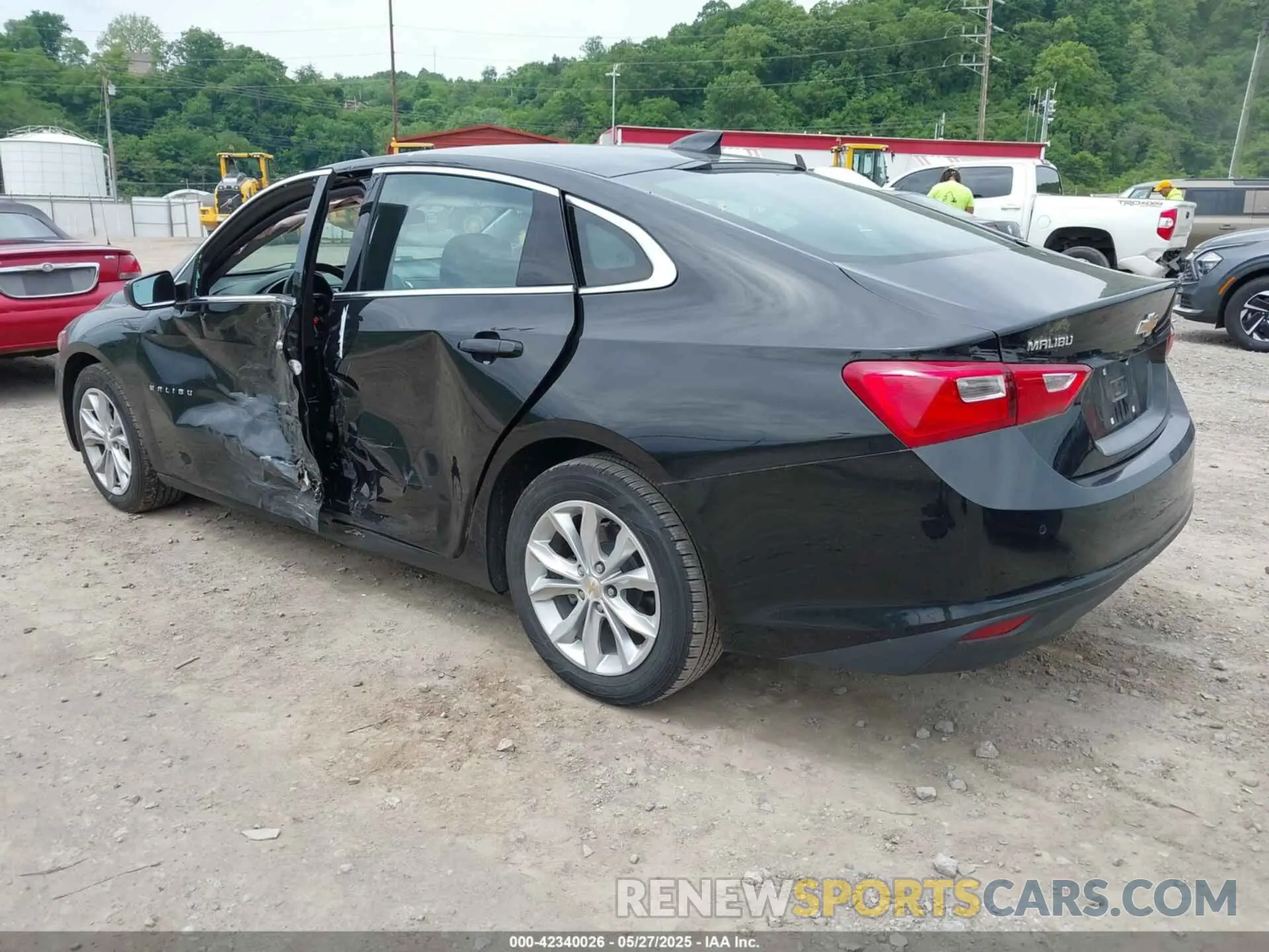 3 Photograph of a damaged car 1G1ZD5ST5RF197394 CHEVROLET MALIBU 2024
