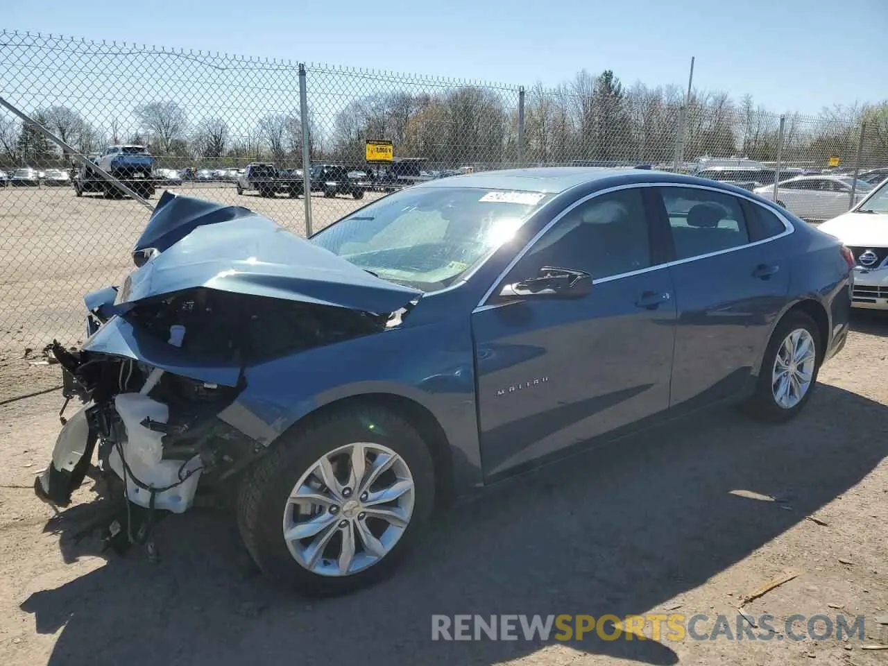 1 Photograph of a damaged car 1G1ZD5ST5RF205395 CHEVROLET MALIBU 2024