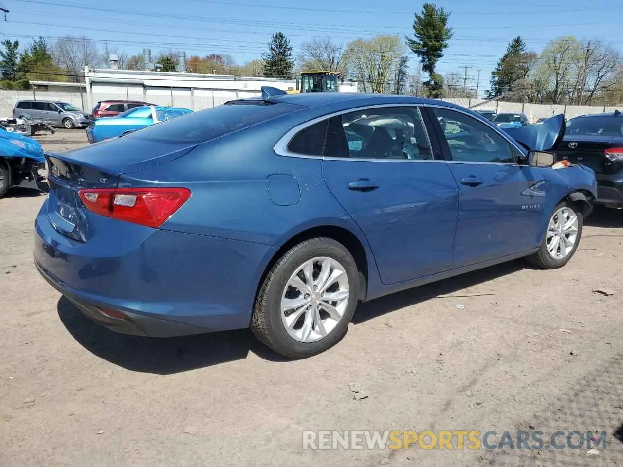 3 Photograph of a damaged car 1G1ZD5ST5RF205395 CHEVROLET MALIBU 2024