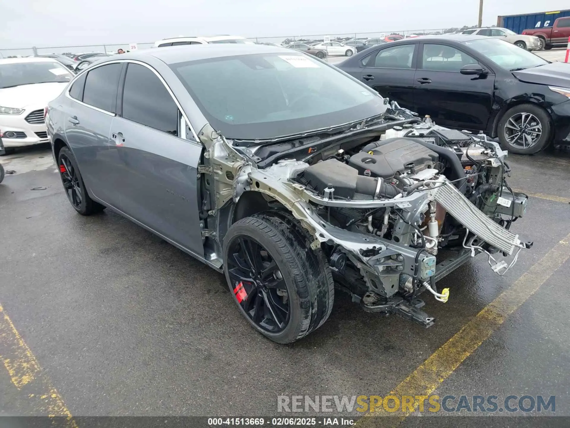 1 Photograph of a damaged car 1G1ZD5ST5RF218146 CHEVROLET MALIBU 2024