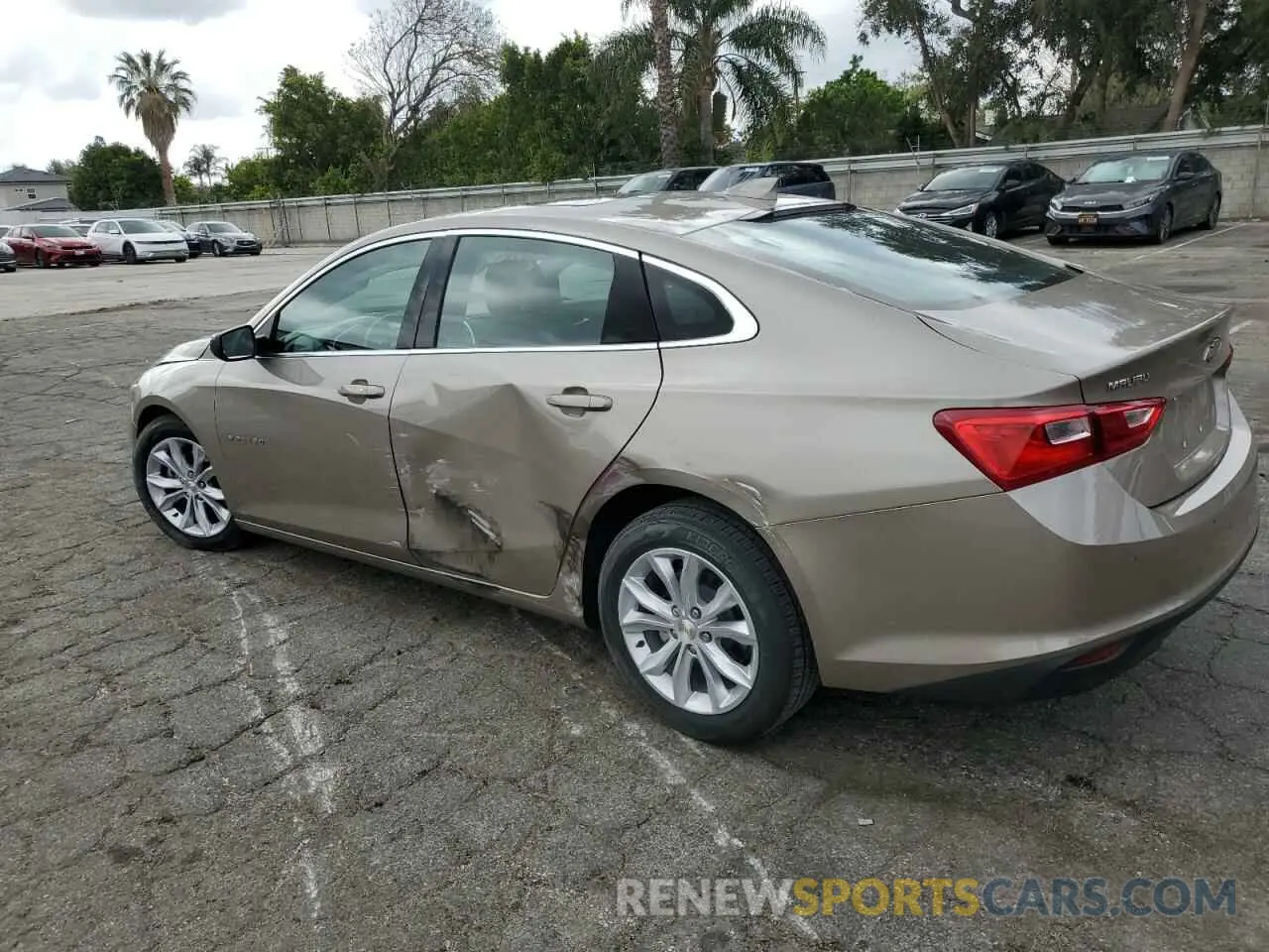 2 Photograph of a damaged car 1G1ZD5ST5RF239465 CHEVROLET MALIBU 2024