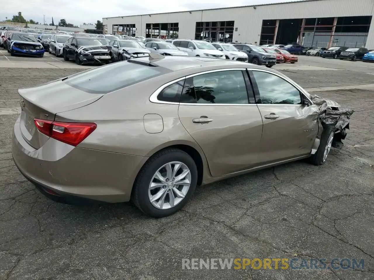 3 Photograph of a damaged car 1G1ZD5ST5RF239465 CHEVROLET MALIBU 2024