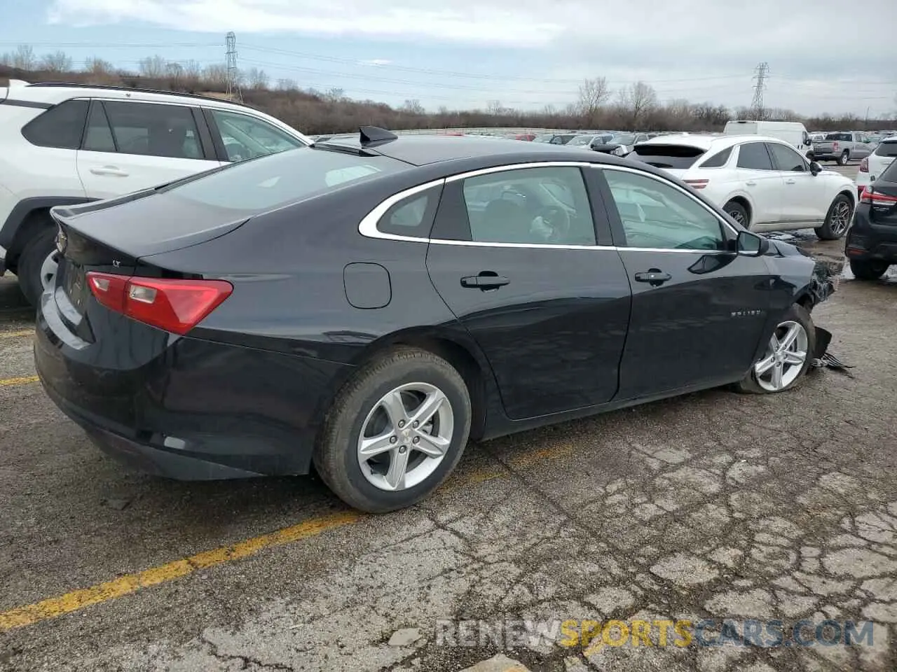 3 Photograph of a damaged car 1G1ZD5ST6RF121067 CHEVROLET MALIBU 2024