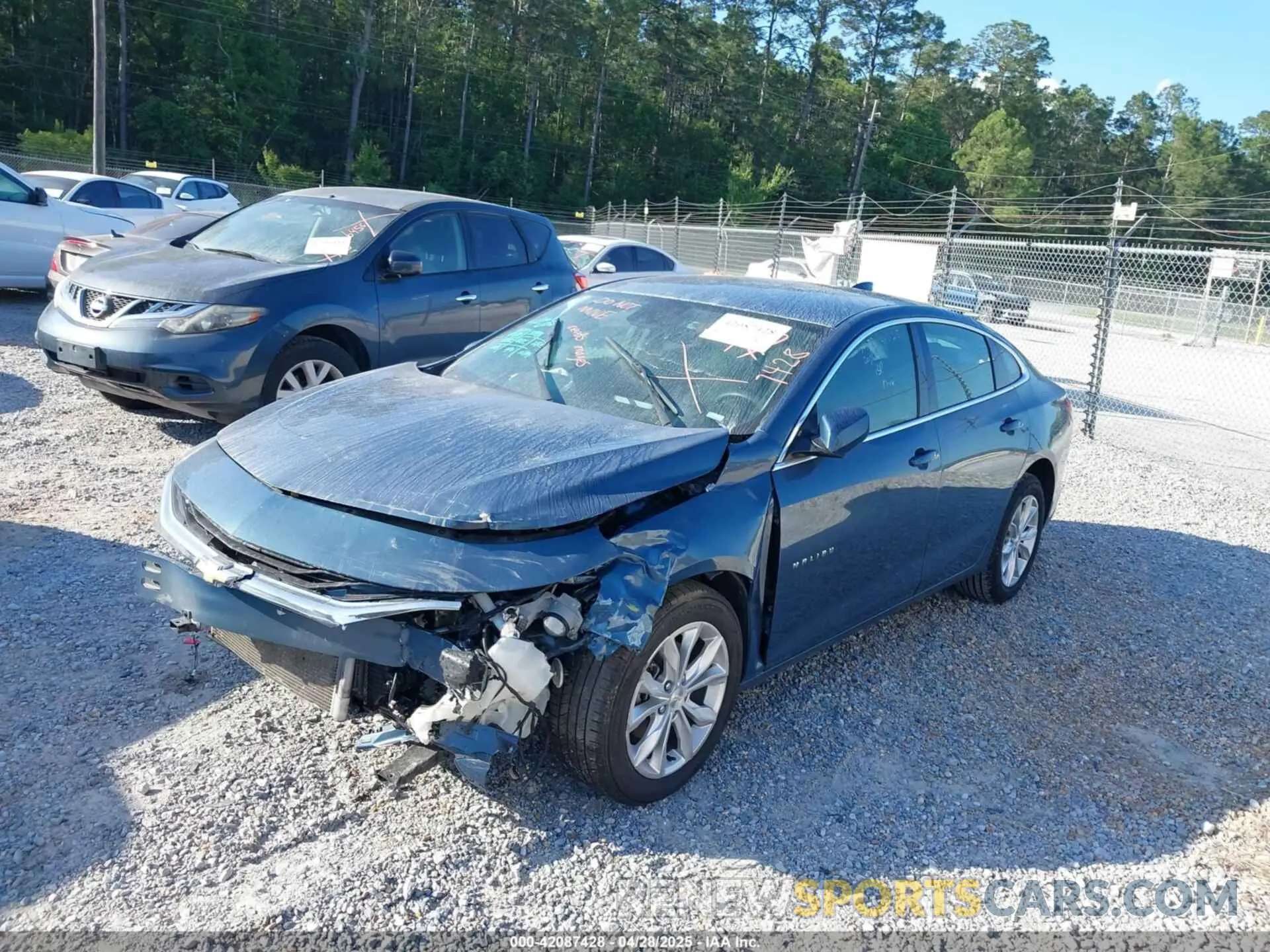2 Photograph of a damaged car 1G1ZD5ST6RF138693 CHEVROLET MALIBU 2024