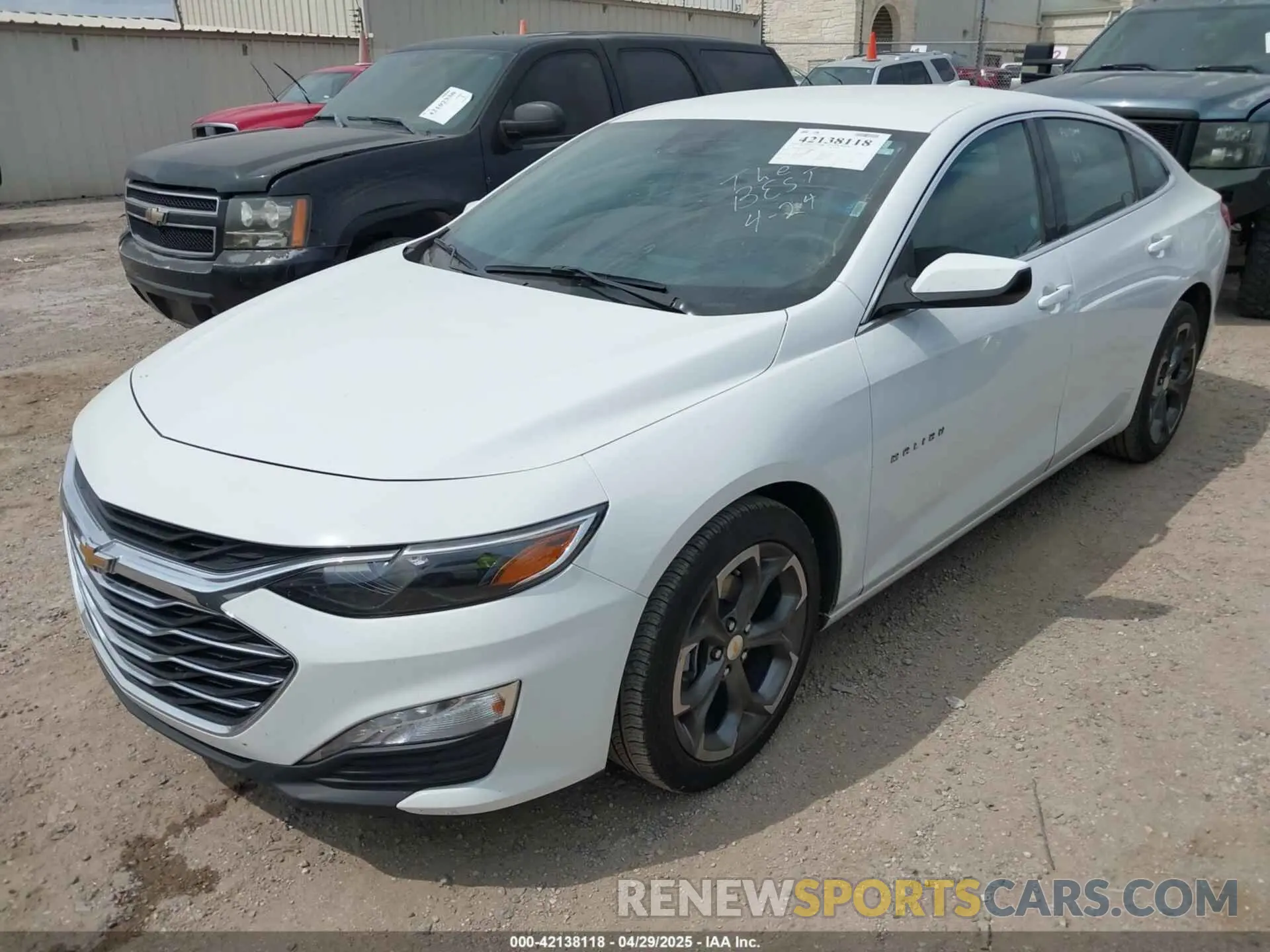 2 Photograph of a damaged car 1G1ZD5ST6RF147006 CHEVROLET MALIBU 2024