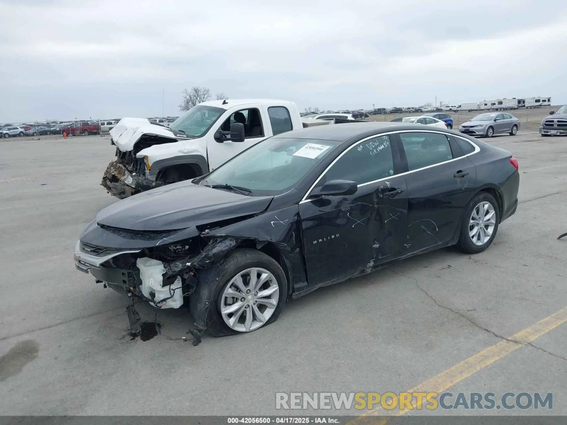 2 Photograph of a damaged car 1G1ZD5ST6RF175503 CHEVROLET MALIBU 2024