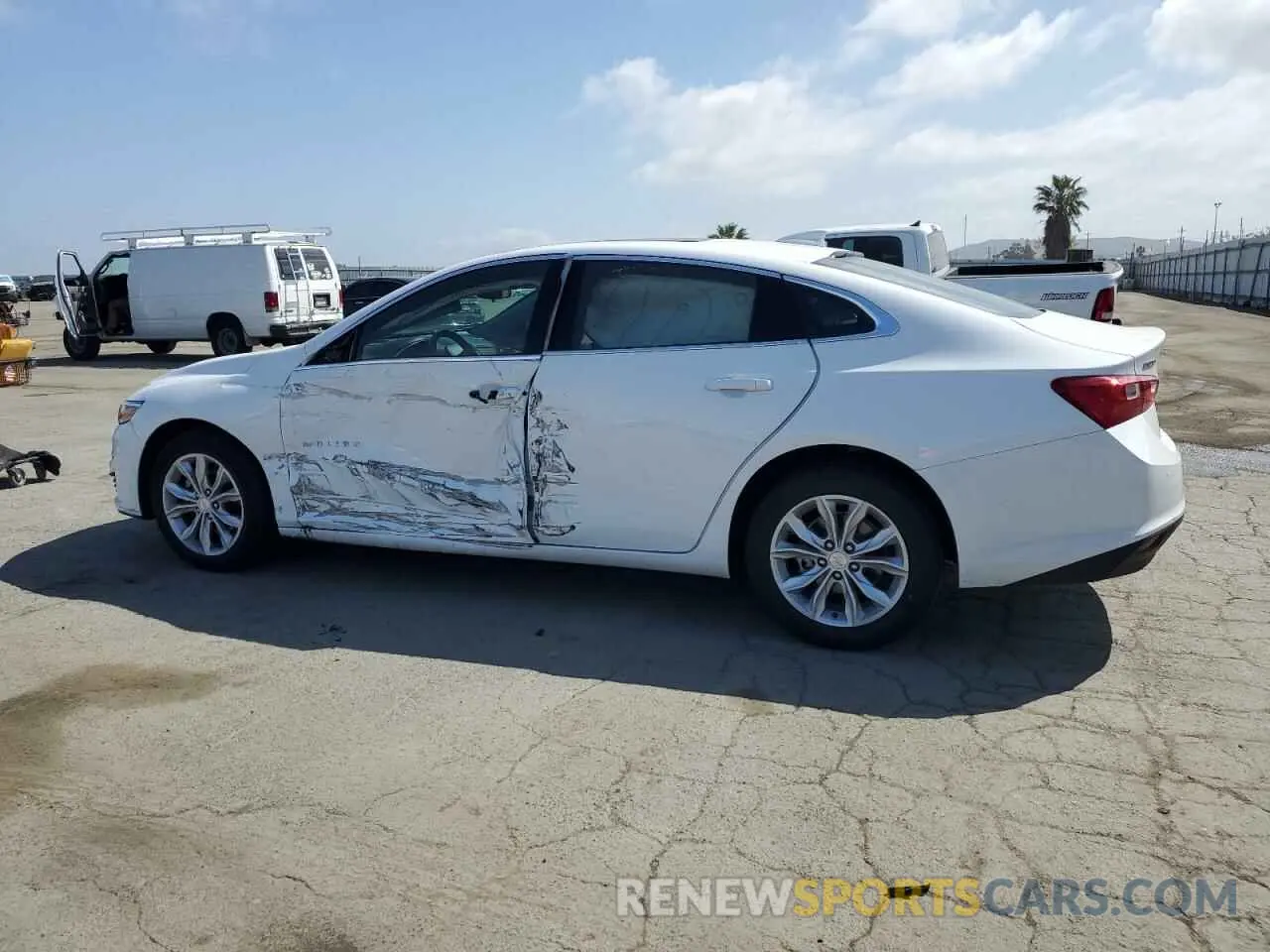 2 Photograph of a damaged car 1G1ZD5ST6RF199235 CHEVROLET MALIBU 2024
