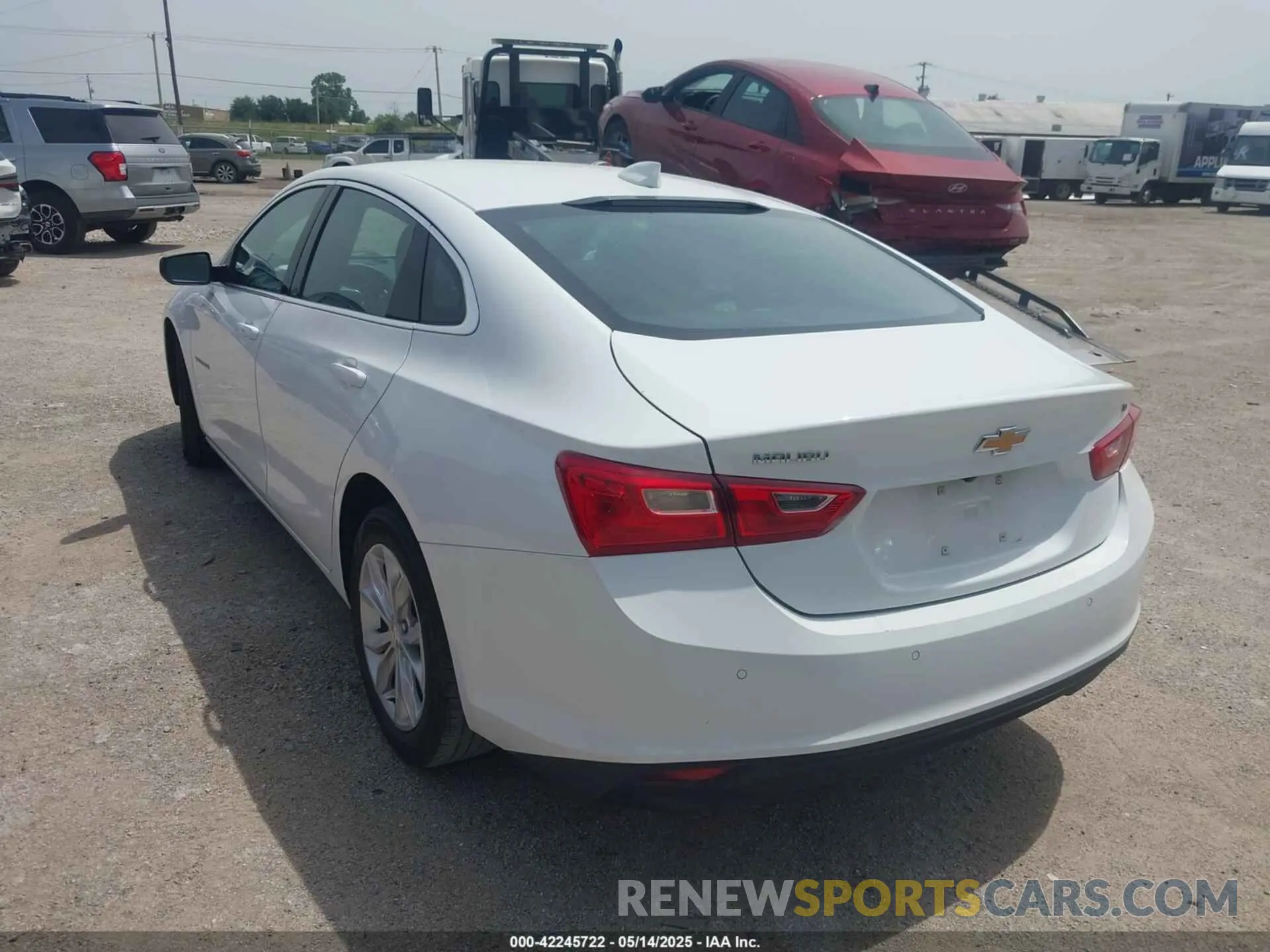 3 Photograph of a damaged car 1G1ZD5ST7RF106366 CHEVROLET MALIBU 2024