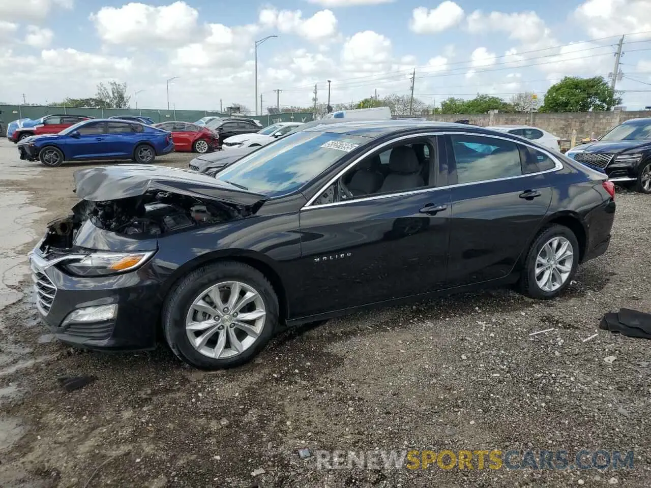 1 Photograph of a damaged car 1G1ZD5ST7RF119442 CHEVROLET MALIBU 2024