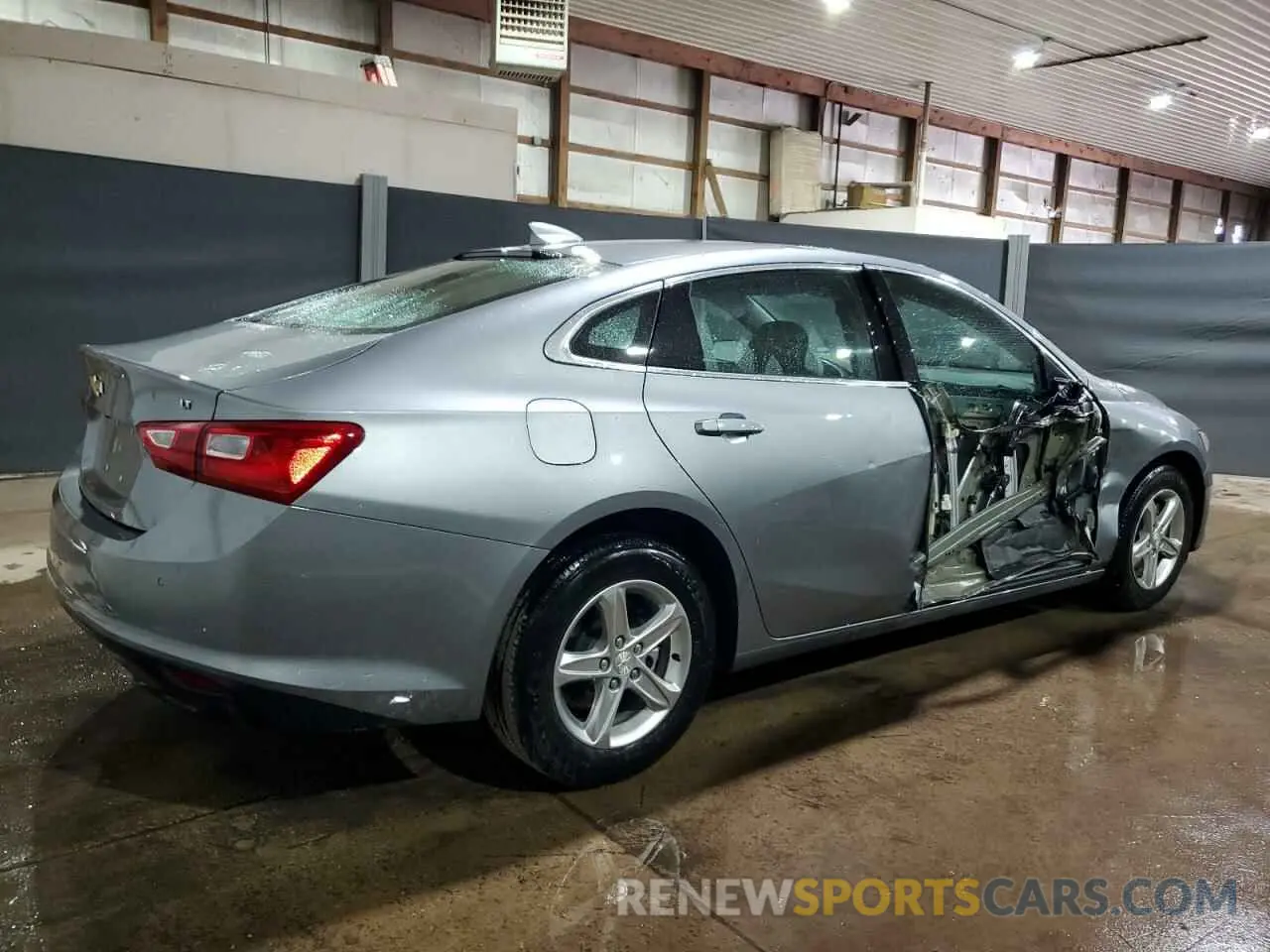 3 Photograph of a damaged car 1G1ZD5ST7RF120008 CHEVROLET MALIBU 2024