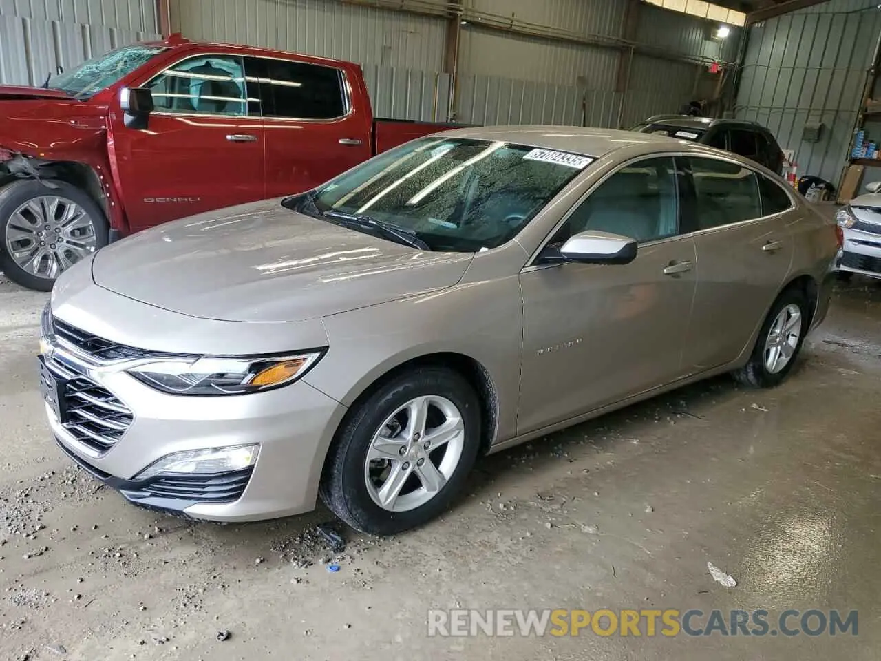 1 Photograph of a damaged car 1G1ZD5ST7RF236275 CHEVROLET MALIBU 2024