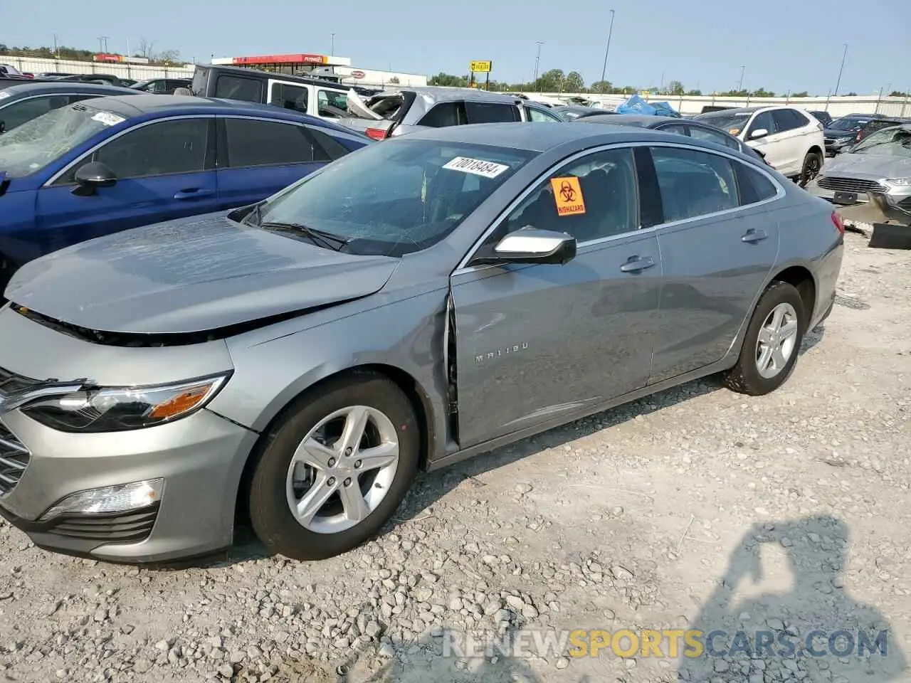 1 Photograph of a damaged car 1G1ZD5ST7RF247440 CHEVROLET MALIBU 2024