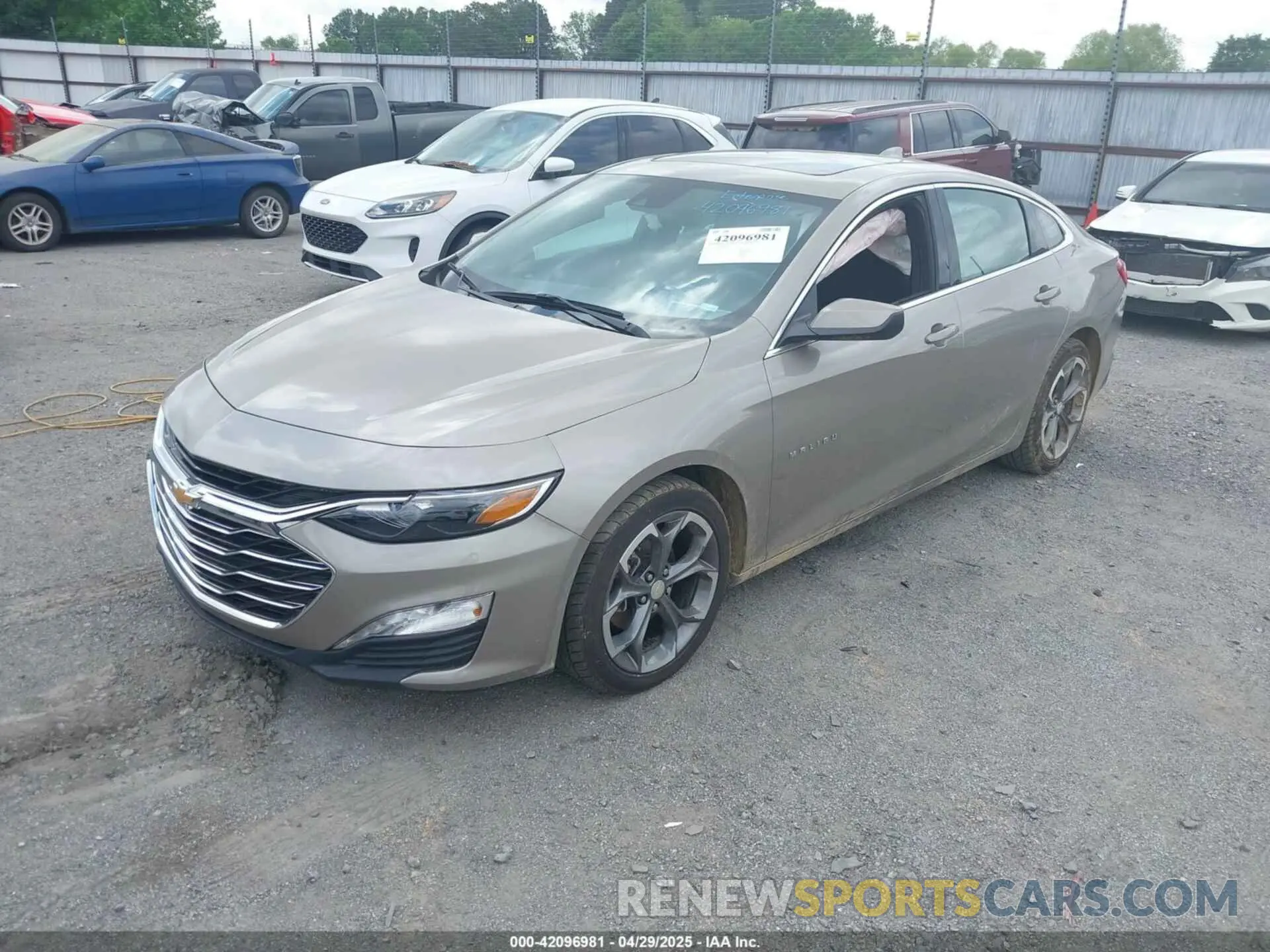 2 Photograph of a damaged car 1G1ZD5ST8RF107459 CHEVROLET MALIBU 2024