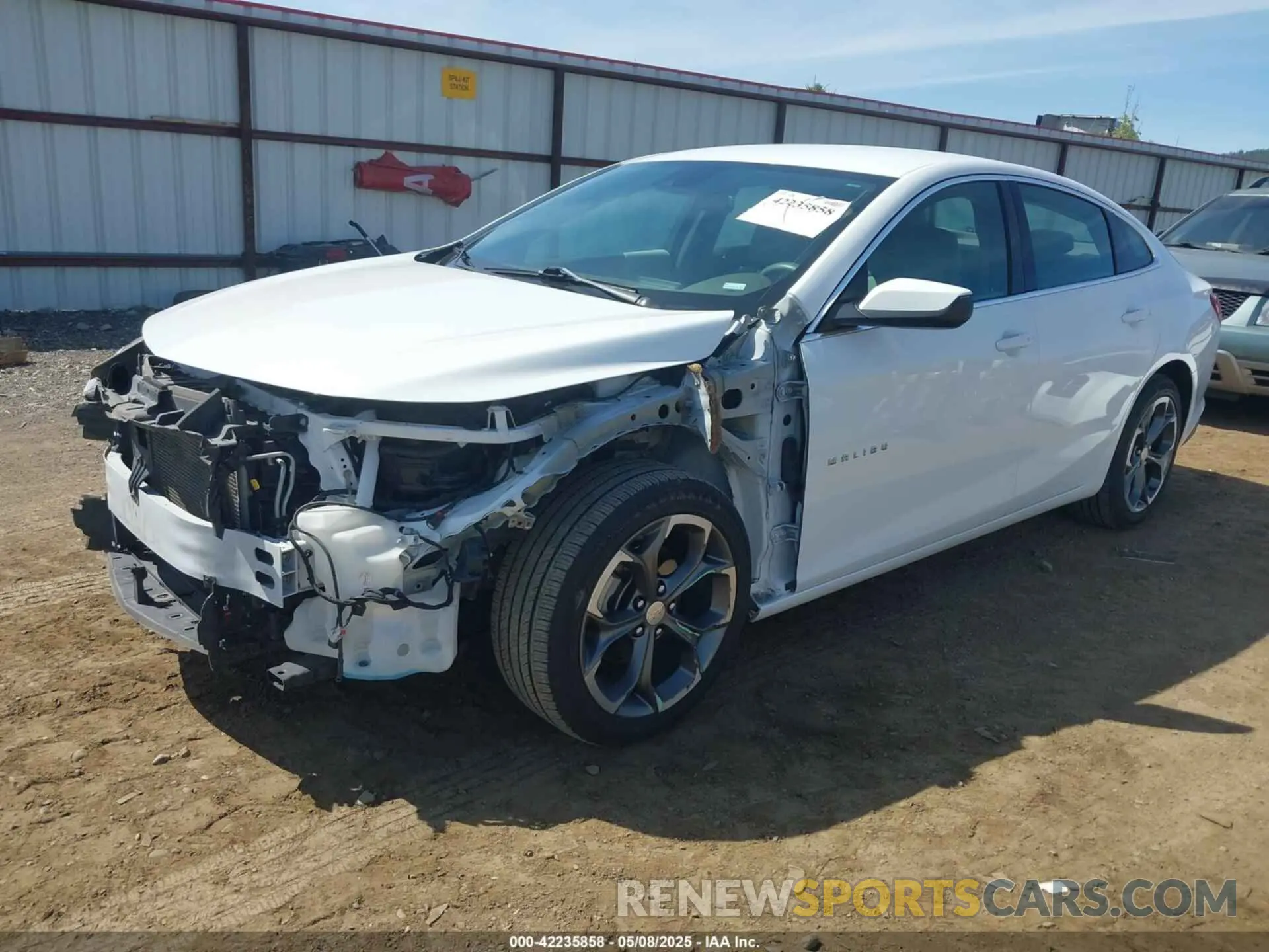 2 Photograph of a damaged car 1G1ZD5ST8RF107641 CHEVROLET MALIBU 2024