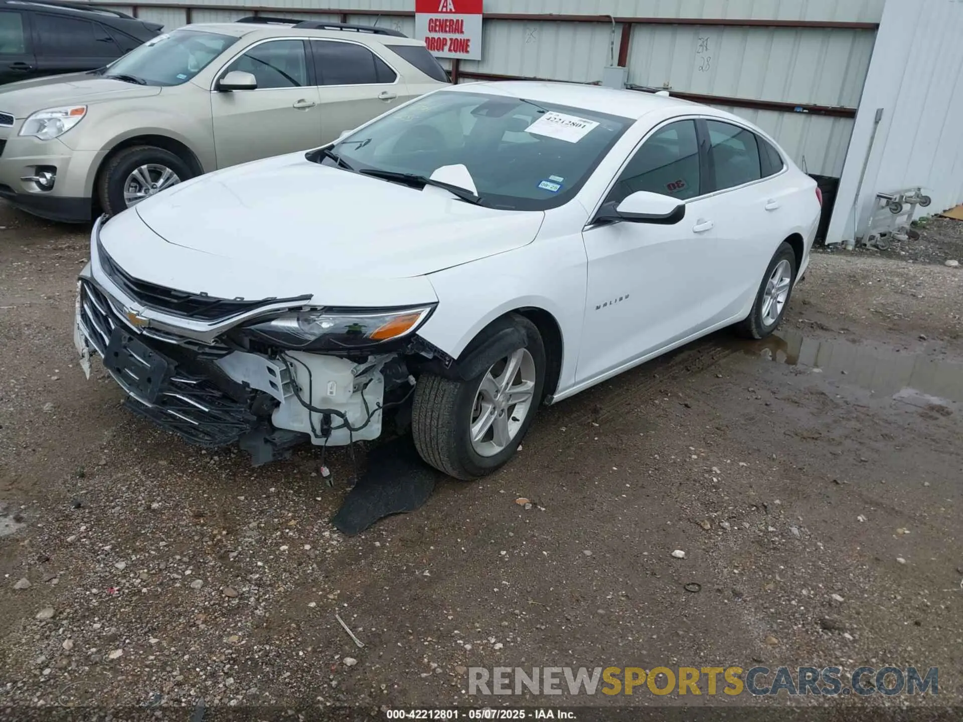 2 Photograph of a damaged car 1G1ZD5ST8RF123029 CHEVROLET MALIBU 2024