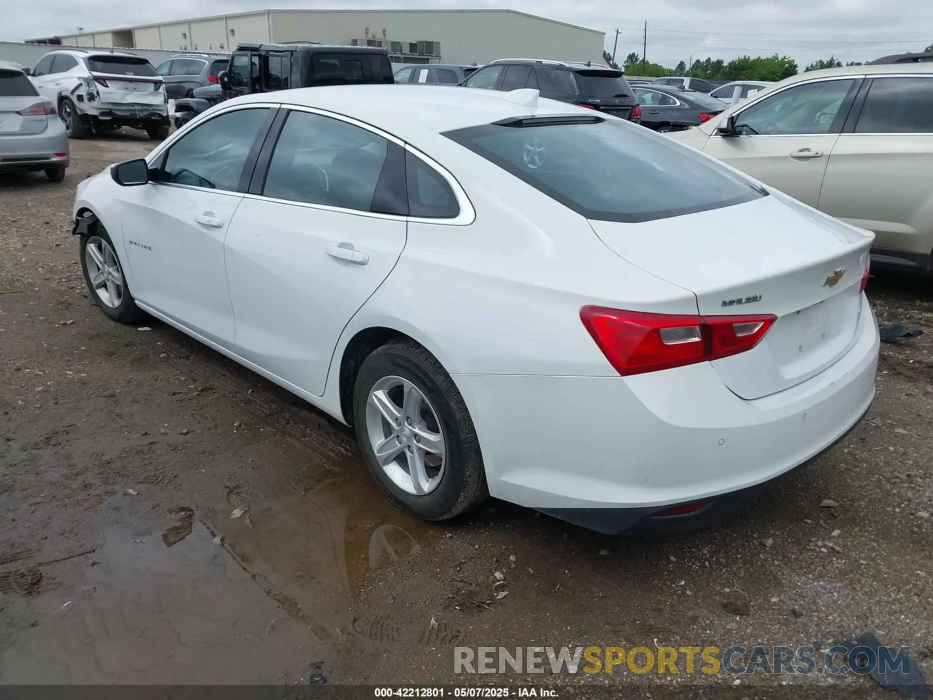 3 Photograph of a damaged car 1G1ZD5ST8RF123029 CHEVROLET MALIBU 2024