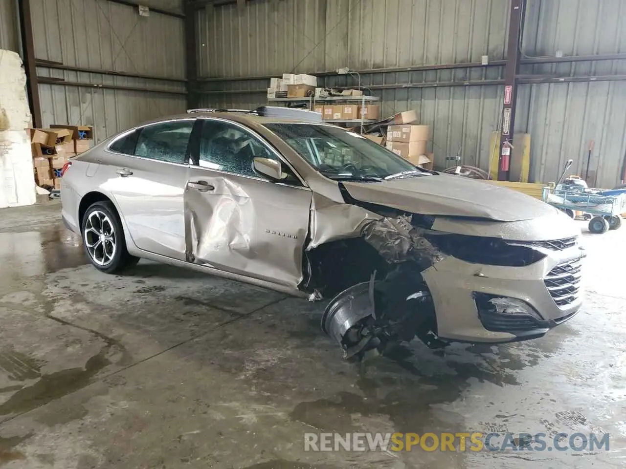 4 Photograph of a damaged car 1G1ZD5ST8RF126609 CHEVROLET MALIBU 2024