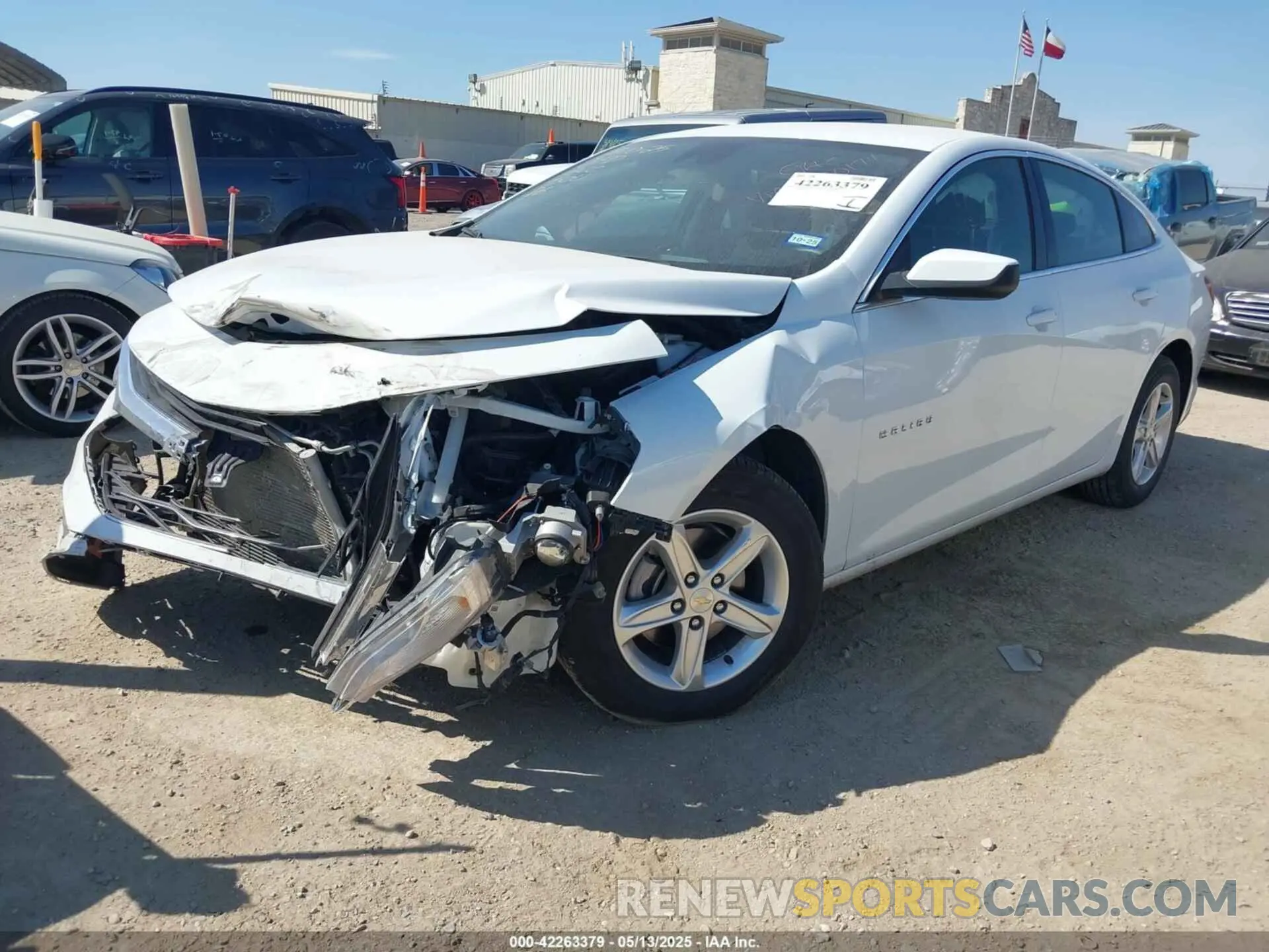 2 Photograph of a damaged car 1G1ZD5ST8RF130174 CHEVROLET MALIBU 2024