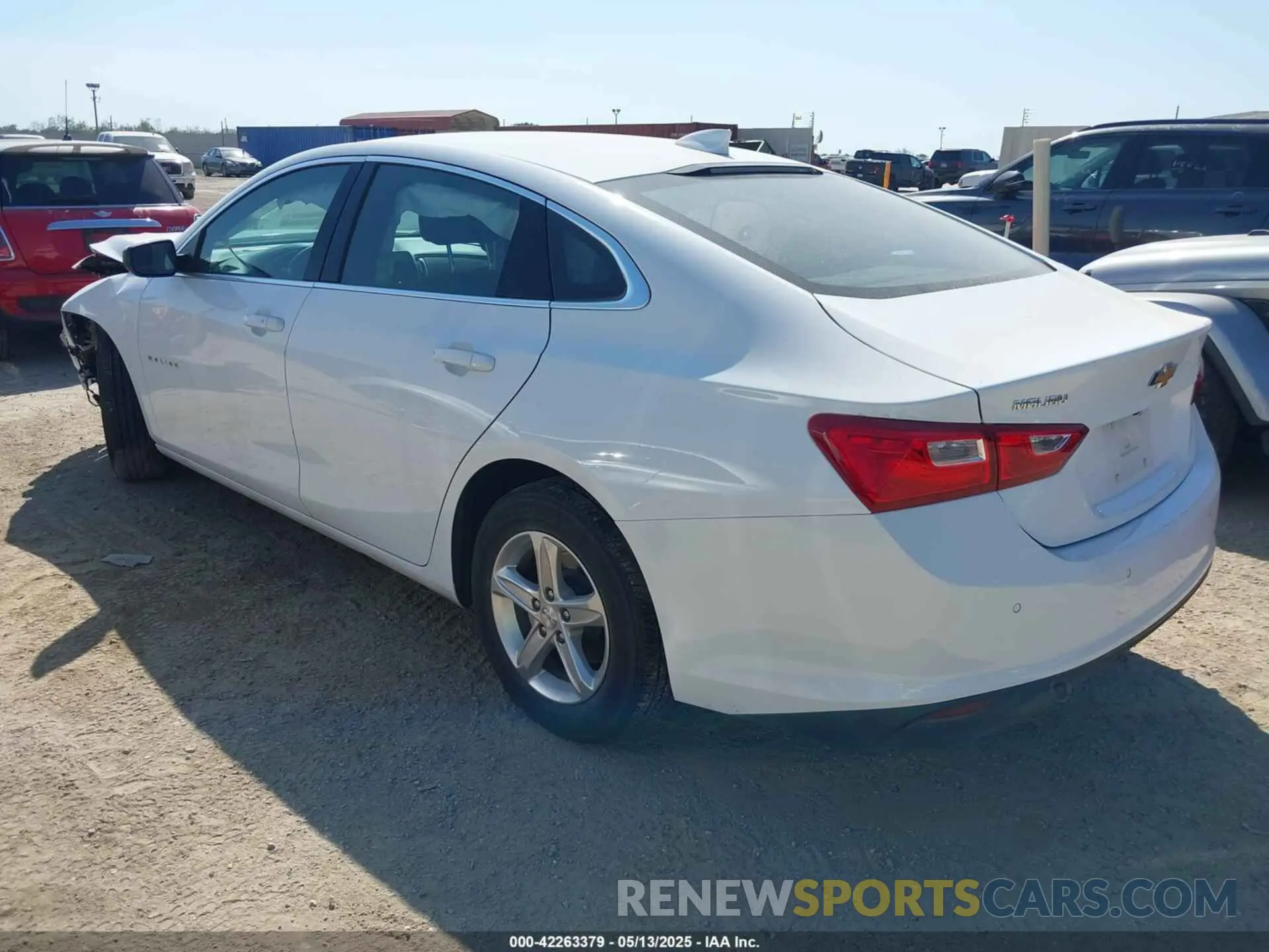 3 Photograph of a damaged car 1G1ZD5ST8RF130174 CHEVROLET MALIBU 2024