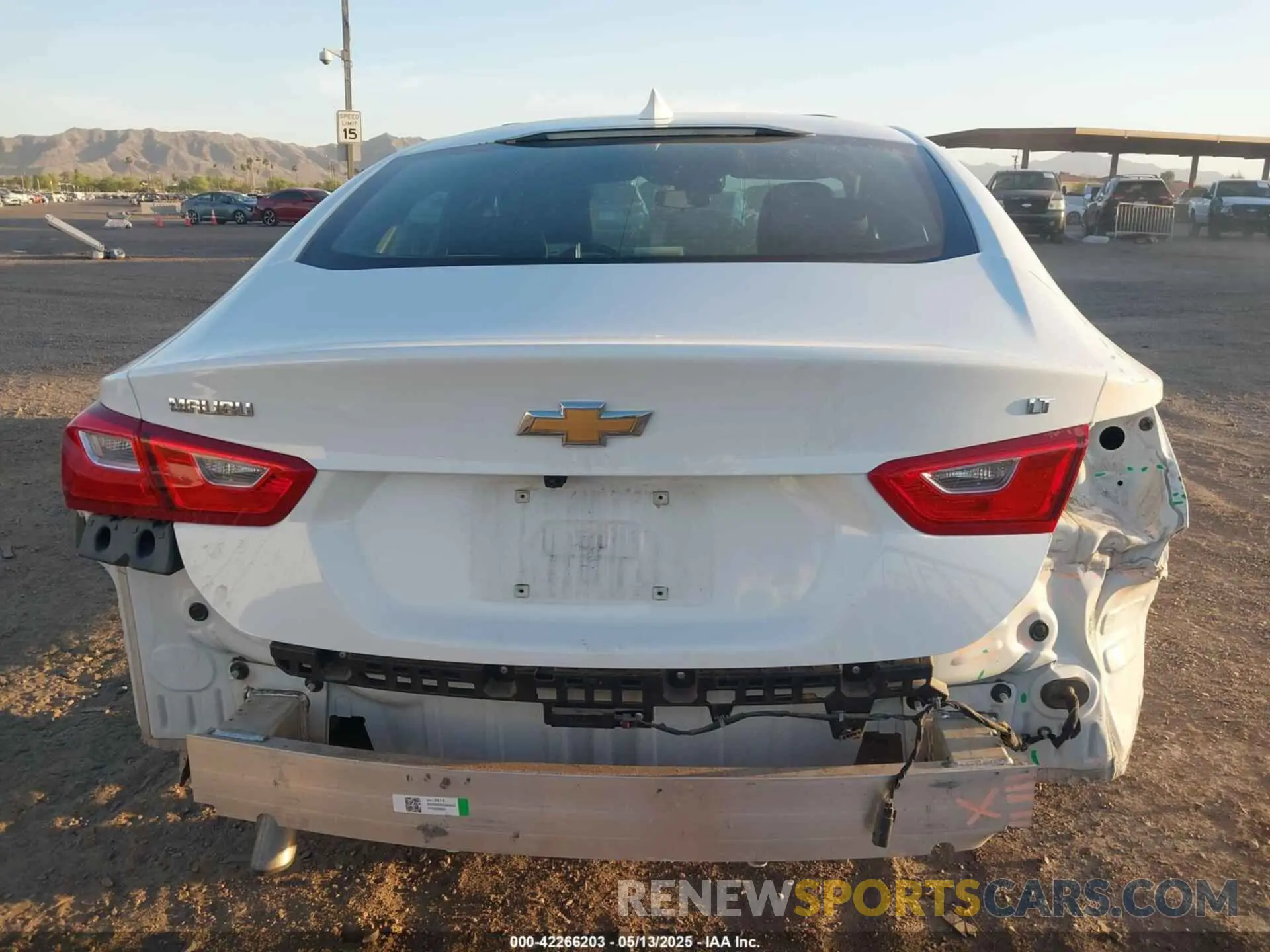 17 Photograph of a damaged car 1G1ZD5ST8RF154197 CHEVROLET MALIBU 2024