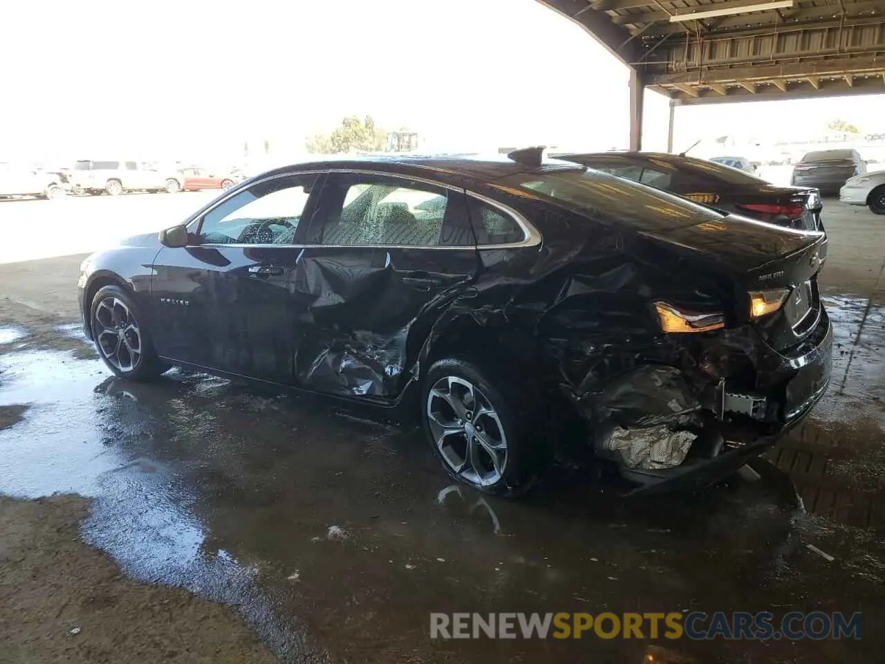 2 Photograph of a damaged car 1G1ZD5ST8RF175504 CHEVROLET MALIBU 2024