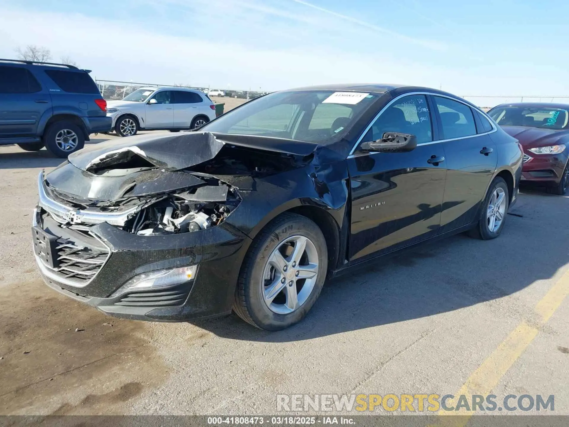 2 Photograph of a damaged car 1G1ZD5ST8RF177513 CHEVROLET MALIBU 2024