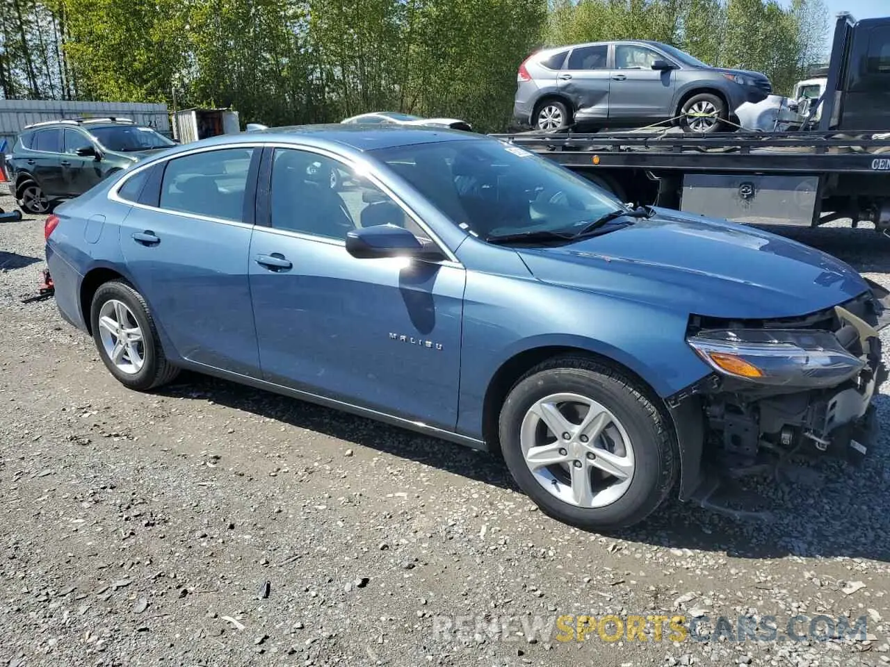 4 Photograph of a damaged car 1G1ZD5ST8RF184624 CHEVROLET MALIBU 2024