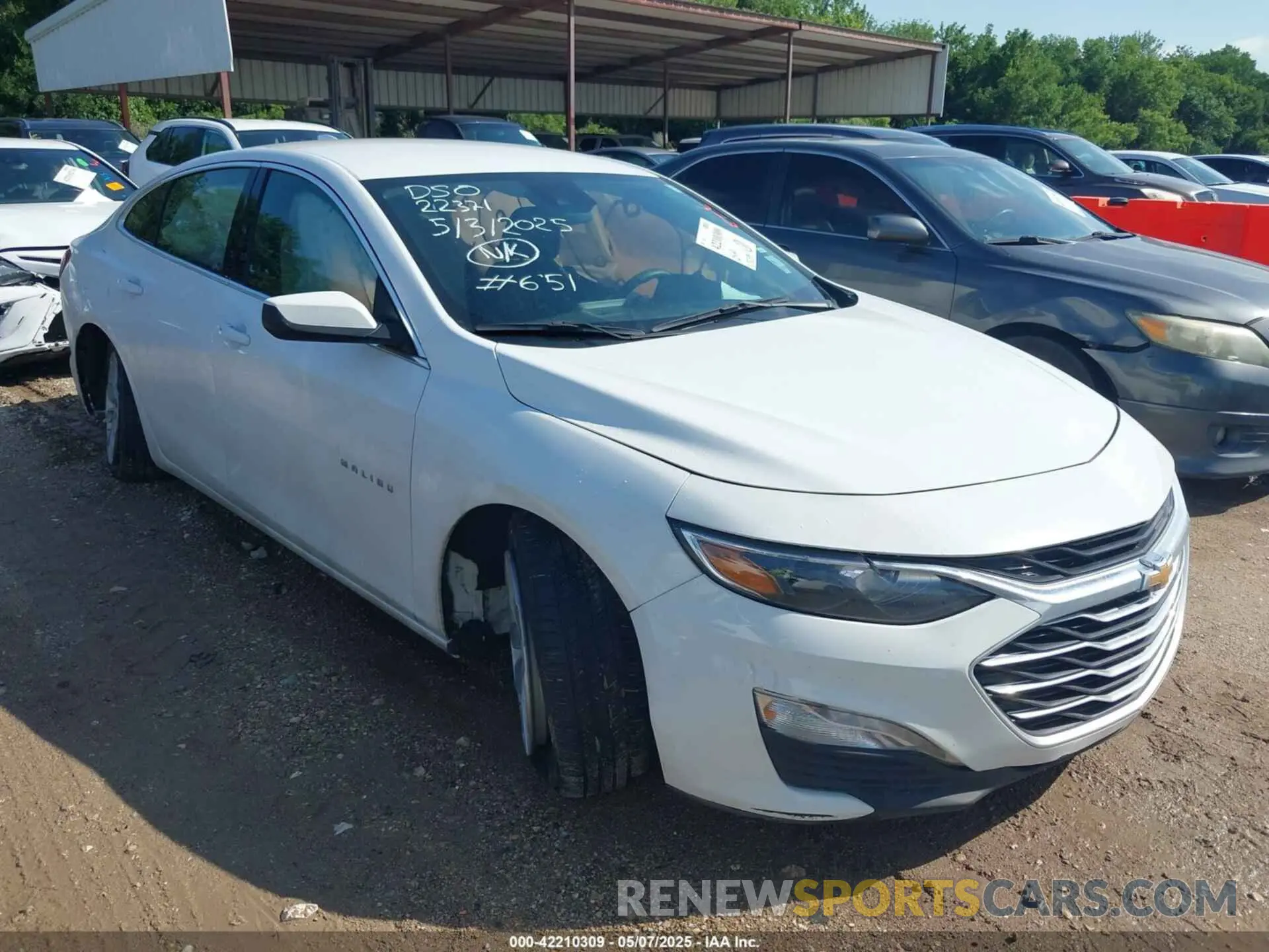 1 Photograph of a damaged car 1G1ZD5ST8RF222711 CHEVROLET MALIBU 2024