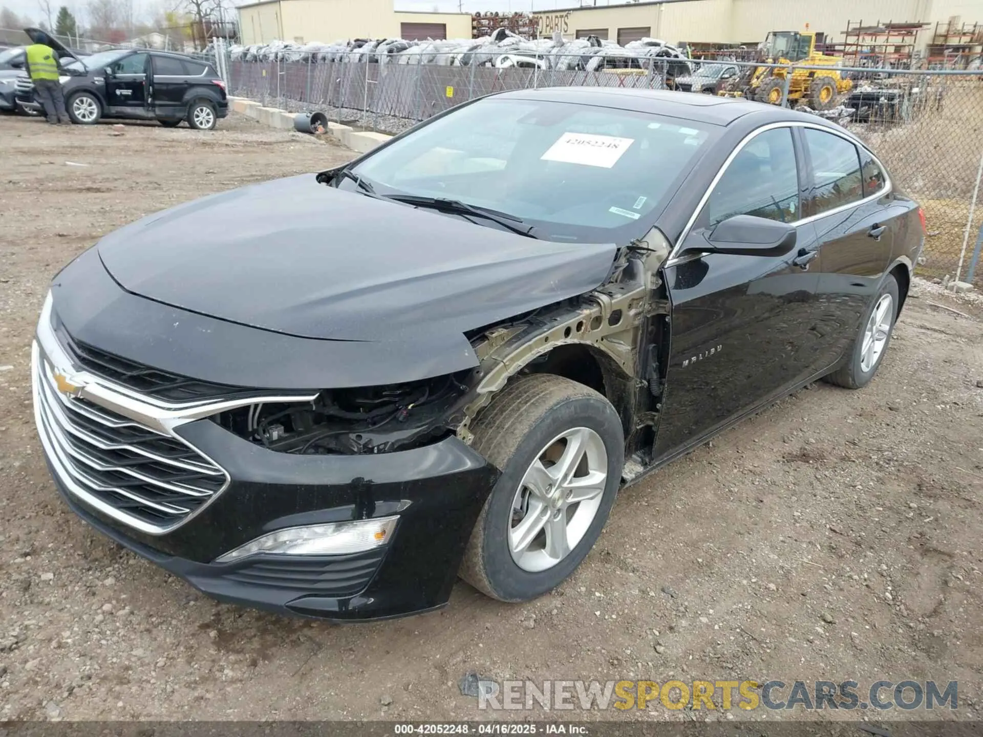 2 Photograph of a damaged car 1G1ZD5ST9RF151034 CHEVROLET MALIBU 2024