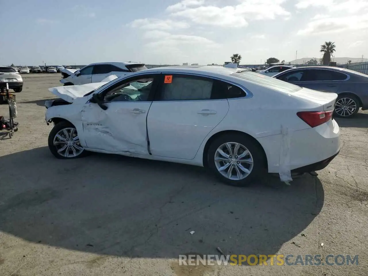 2 Photograph of a damaged car 1G1ZD5ST9RF199682 CHEVROLET MALIBU 2024
