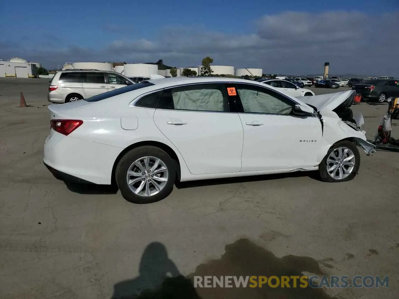 3 Photograph of a damaged car 1G1ZD5ST9RF199682 CHEVROLET MALIBU 2024
