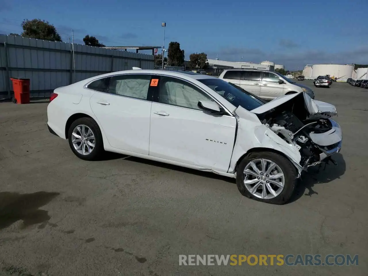 4 Photograph of a damaged car 1G1ZD5ST9RF199682 CHEVROLET MALIBU 2024