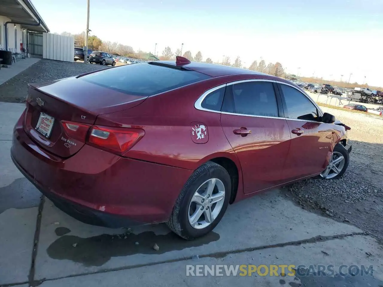 3 Photograph of a damaged car 1G1ZD5ST9RF240778 CHEVROLET MALIBU 2024