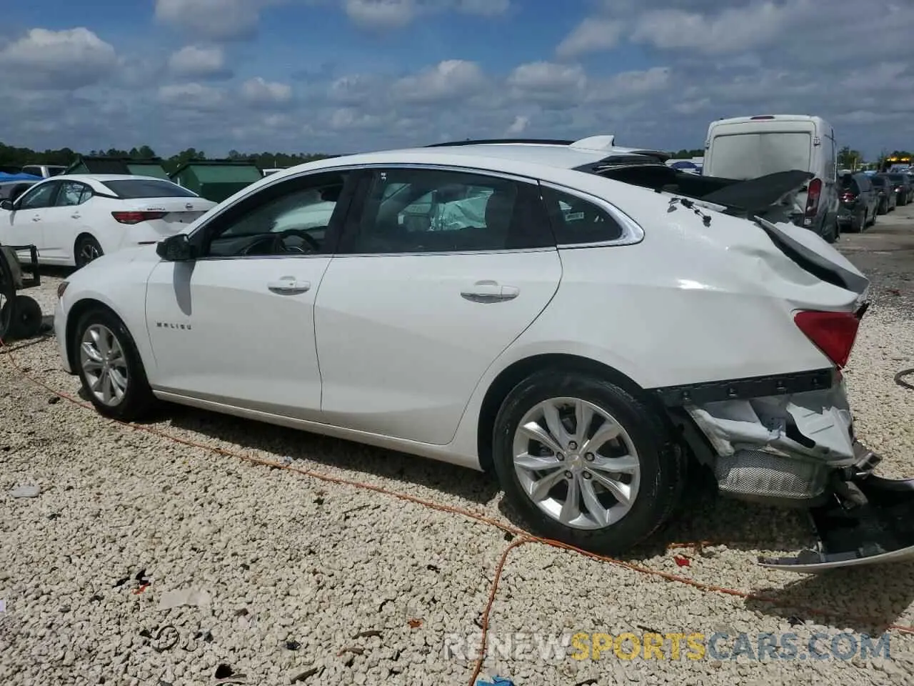 2 Photograph of a damaged car 1G1ZD5STXRF133674 CHEVROLET MALIBU 2024