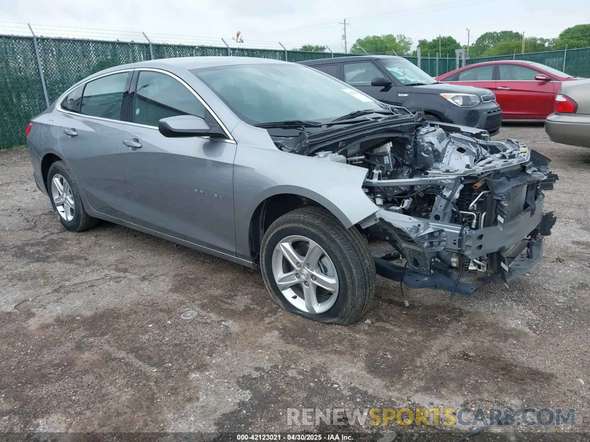 1 Photograph of a damaged car 1G1ZD5STXRF162186 CHEVROLET MALIBU 2024