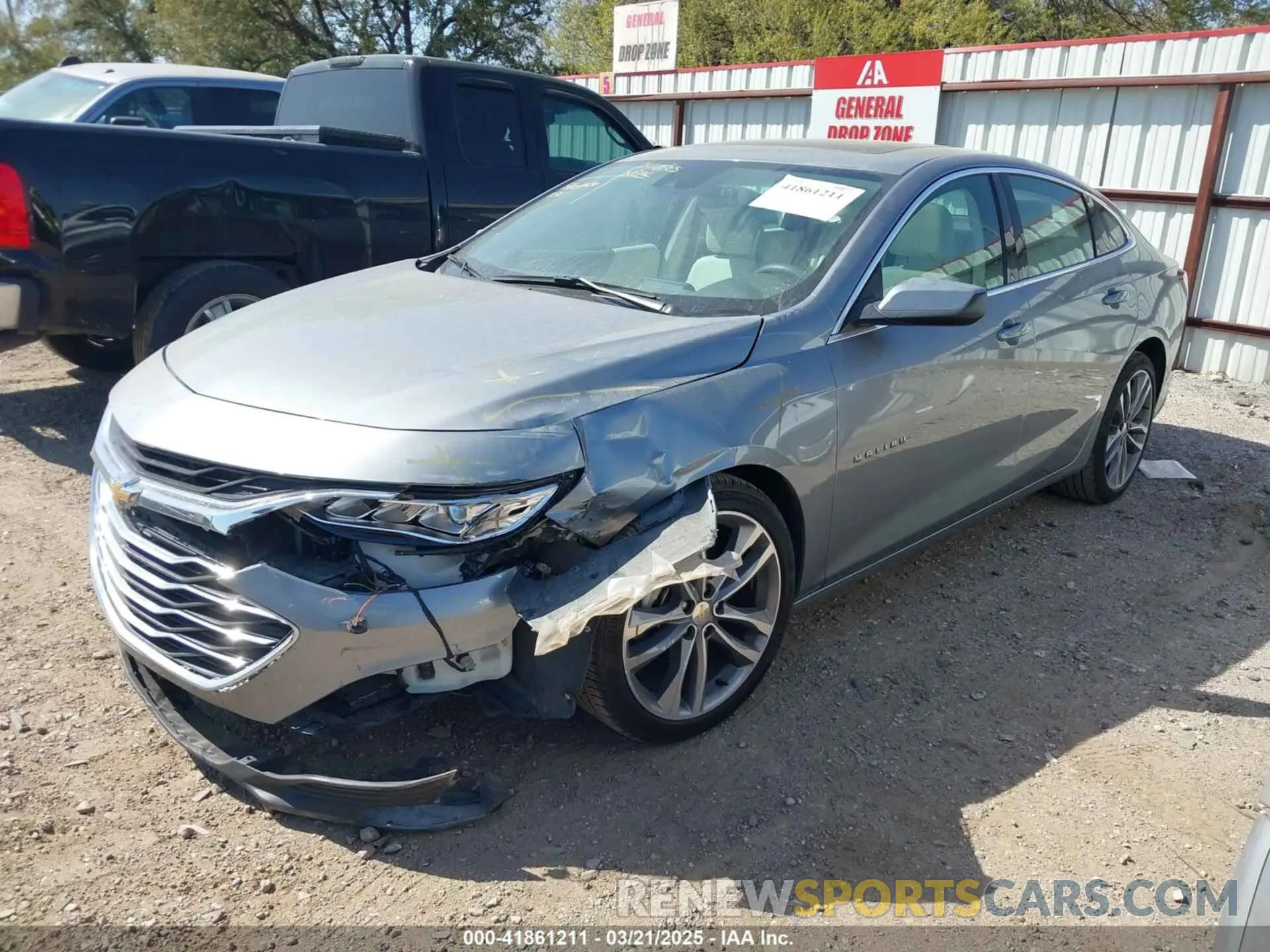 2 Photograph of a damaged car 1G1ZE5ST7RF191254 CHEVROLET MALIBU 2024