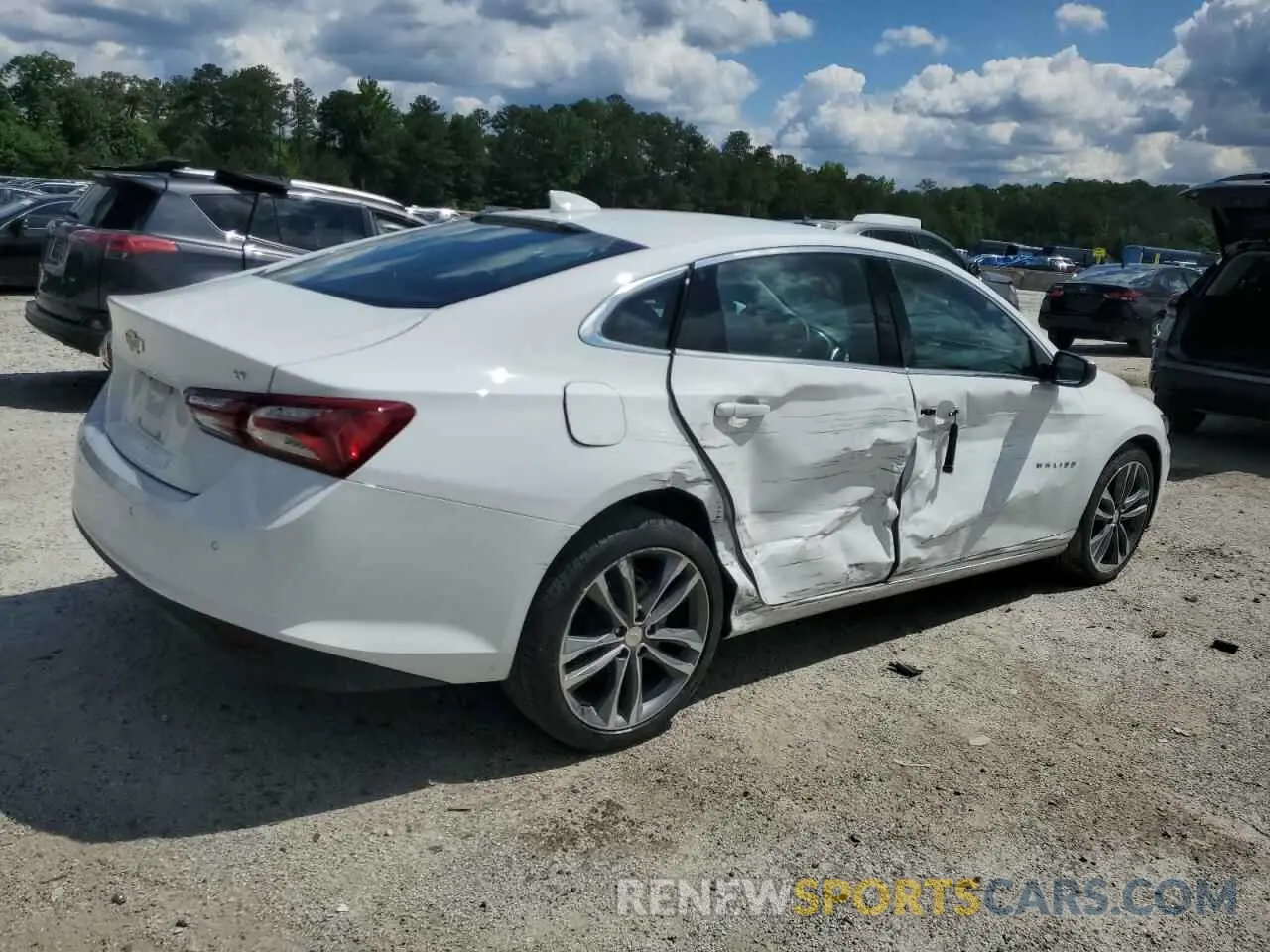 3 Photograph of a damaged car 1G1ZE5ST8RF220051 CHEVROLET MALIBU 2024