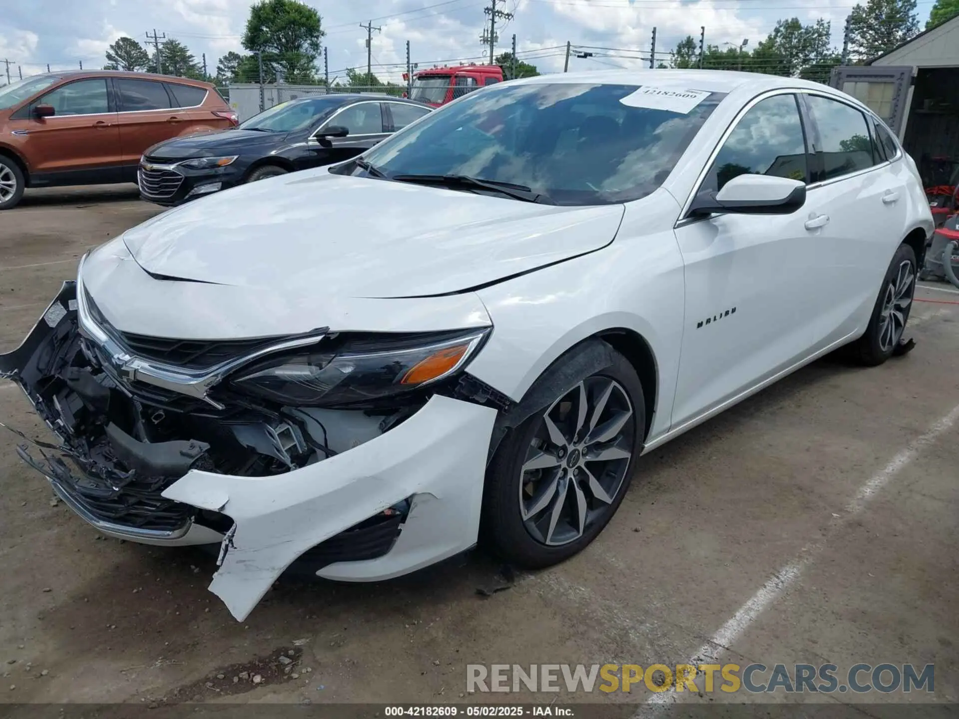 2 Photograph of a damaged car 1G1ZG5ST0RF174385 CHEVROLET MALIBU 2024