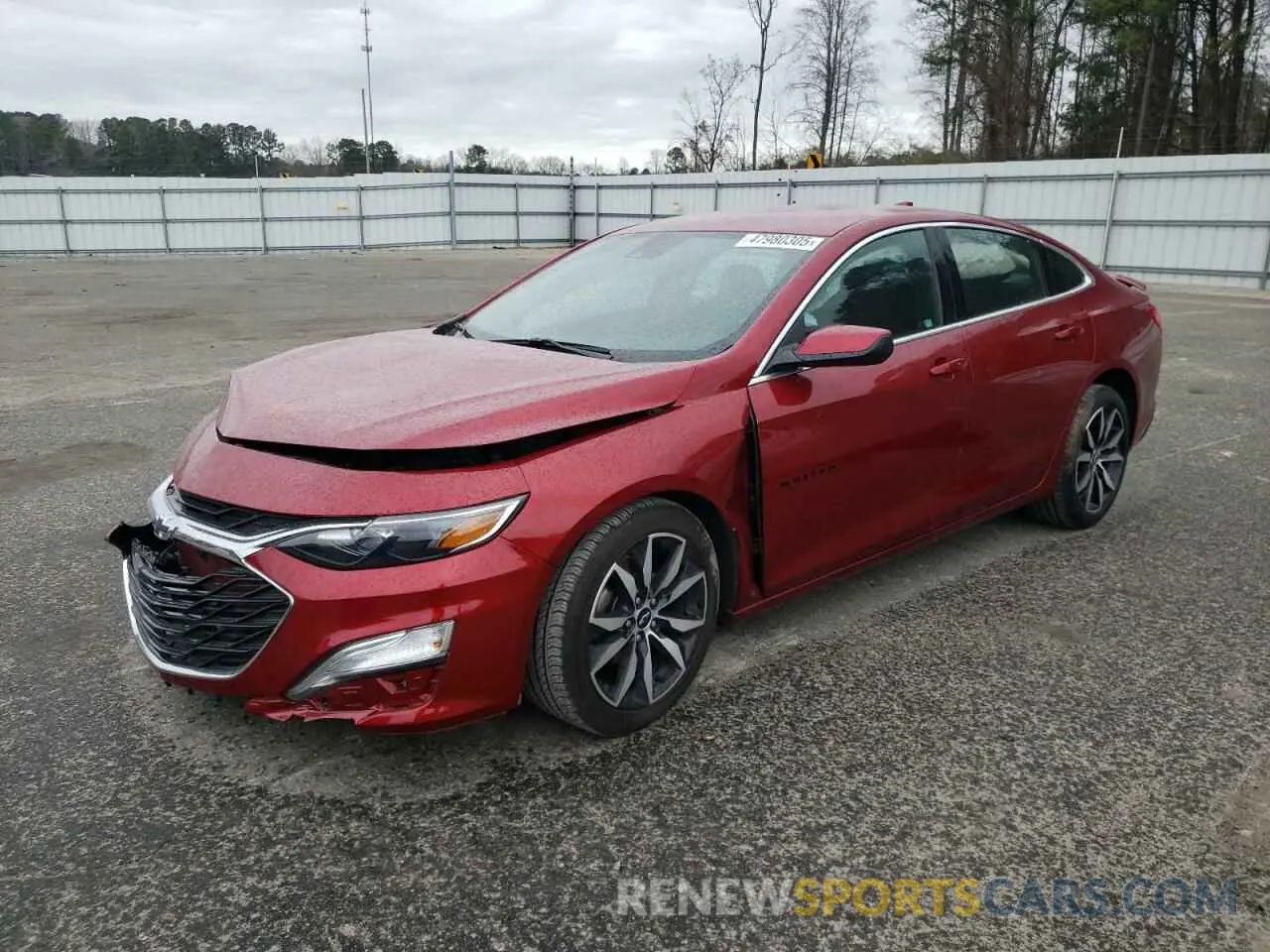 1 Photograph of a damaged car 1G1ZG5ST0RF246038 CHEVROLET MALIBU 2024