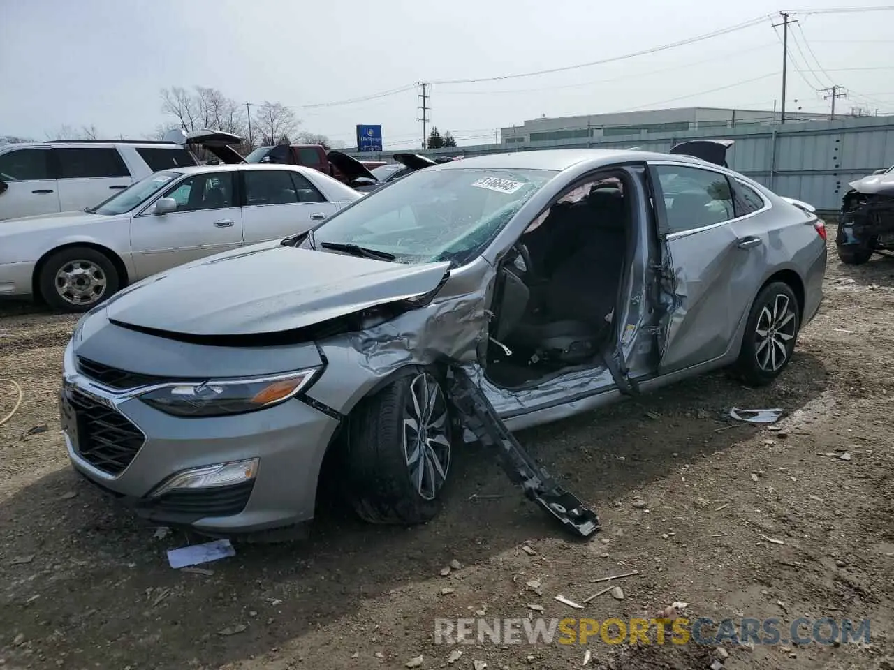 1 Photograph of a damaged car 1G1ZG5ST0RF252115 CHEVROLET MALIBU 2024