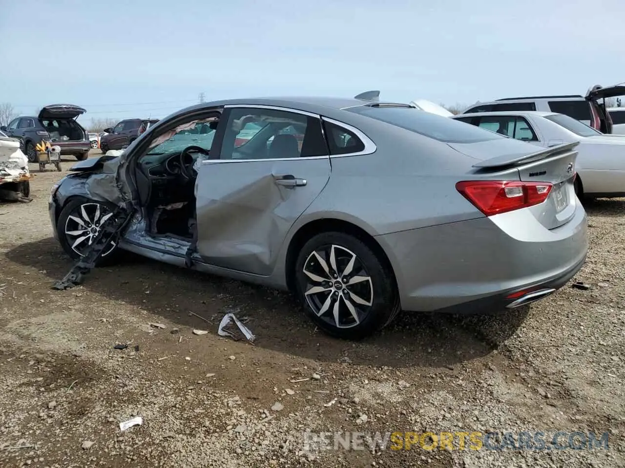 2 Photograph of a damaged car 1G1ZG5ST0RF252115 CHEVROLET MALIBU 2024