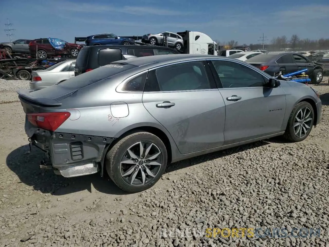 3 Photograph of a damaged car 1G1ZG5ST1RF154727 CHEVROLET MALIBU 2024