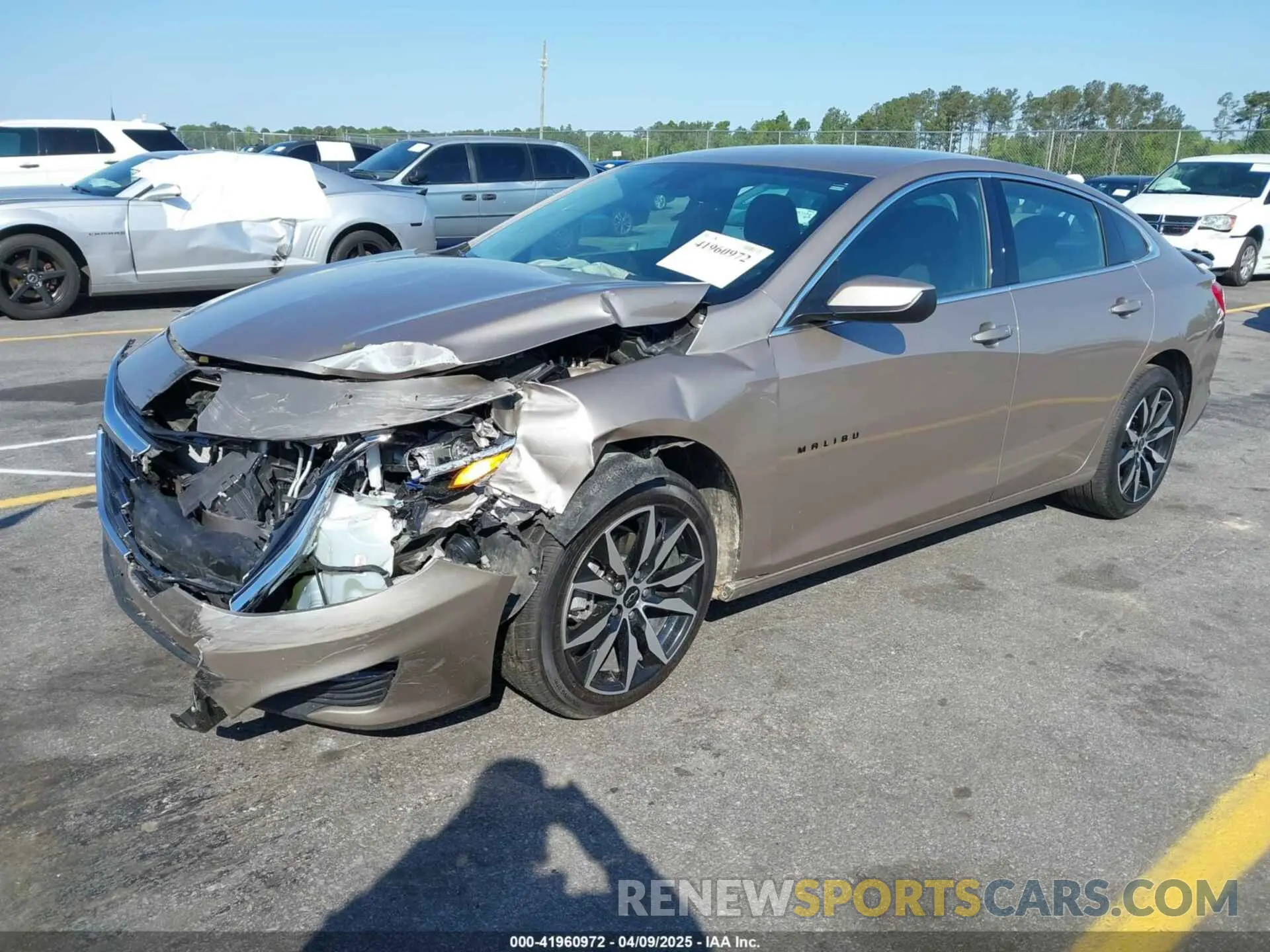 2 Photograph of a damaged car 1G1ZG5ST1RF177778 CHEVROLET MALIBU 2024