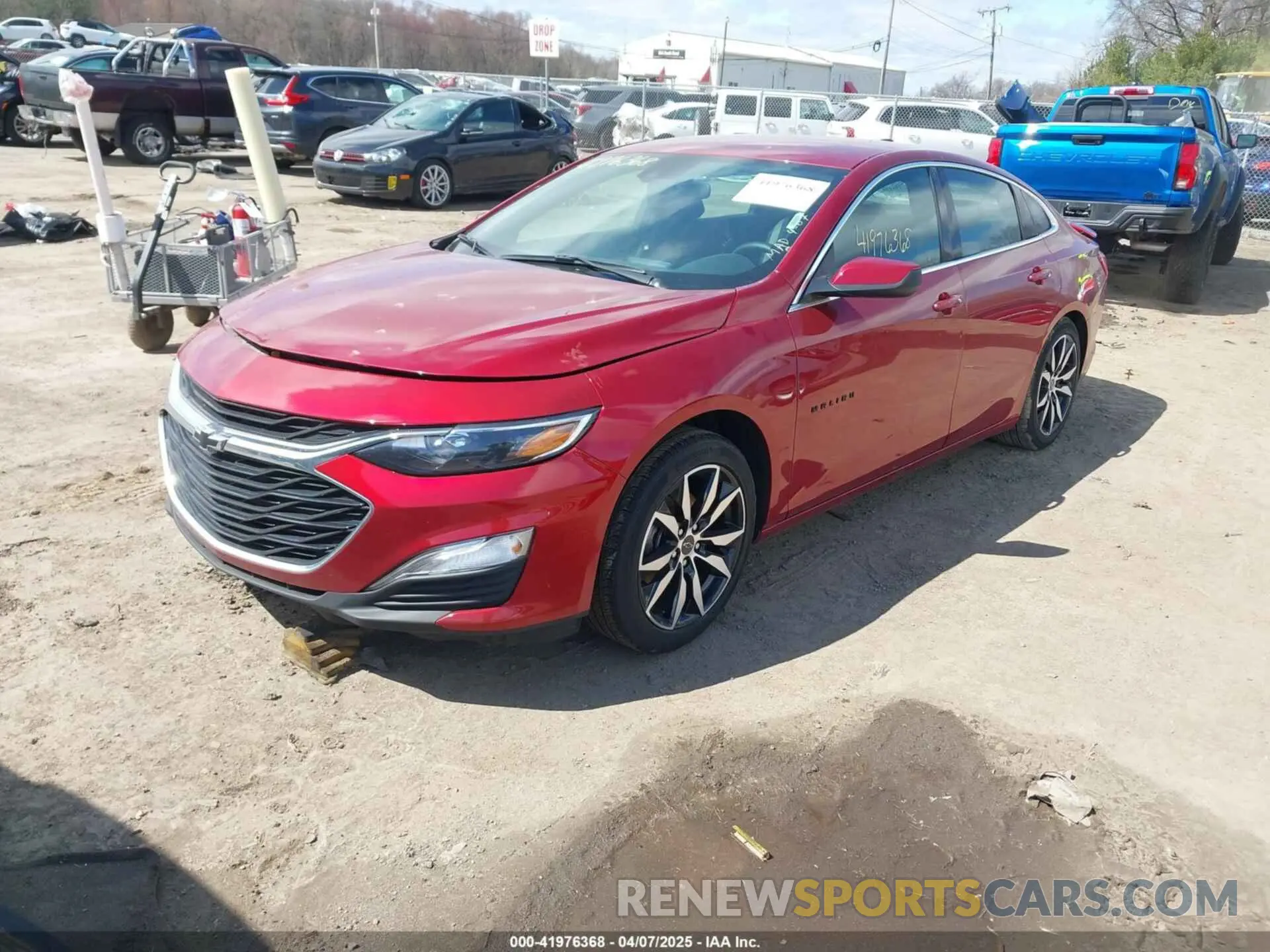 2 Photograph of a damaged car 1G1ZG5ST1RF179191 CHEVROLET MALIBU 2024