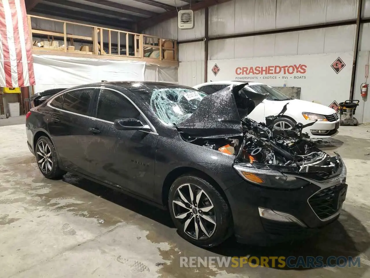 4 Photograph of a damaged car 1G1ZG5ST1RF191518 CHEVROLET MALIBU 2024