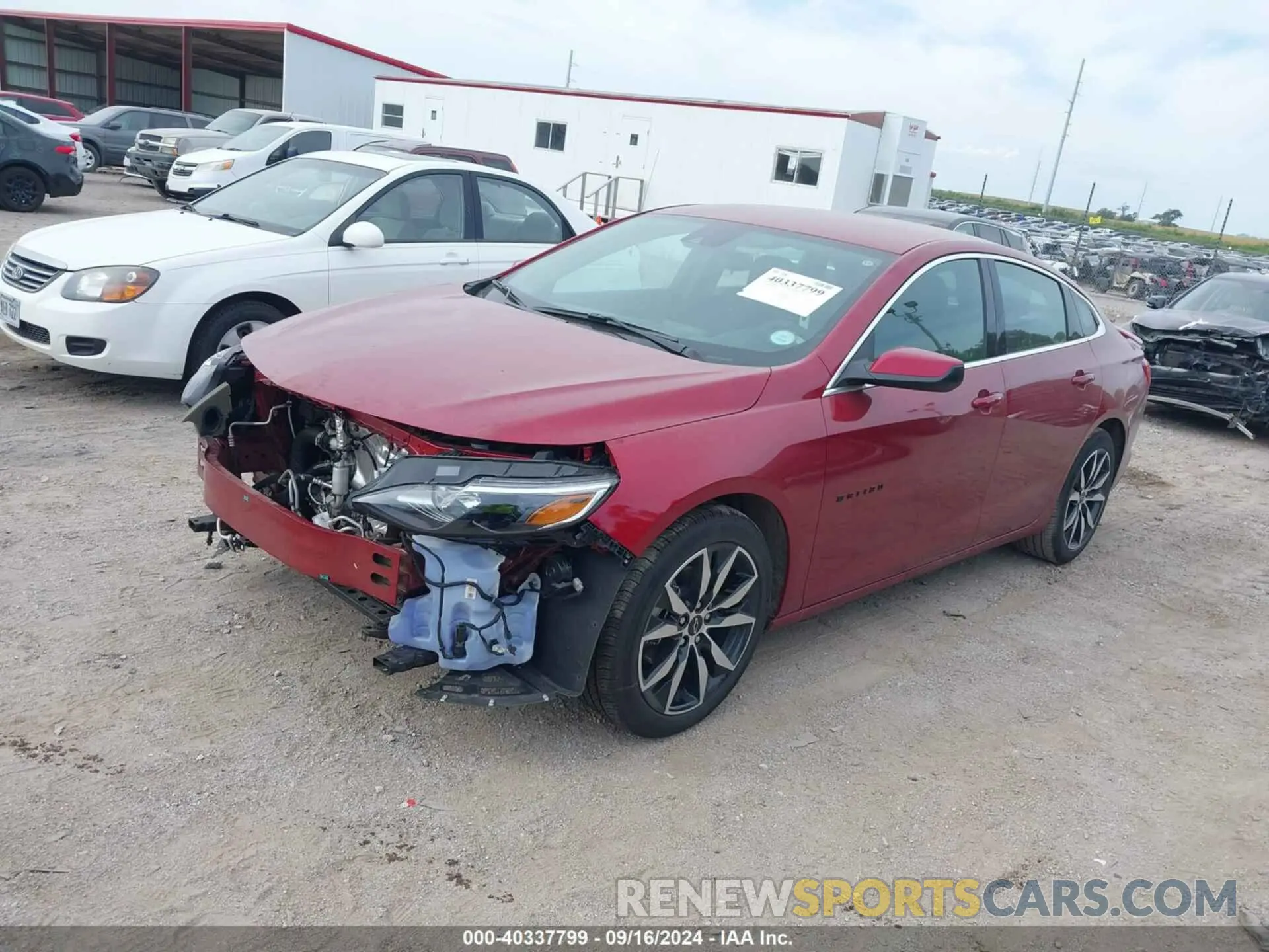 2 Photograph of a damaged car 1G1ZG5ST1RF240409 CHEVROLET MALIBU 2024