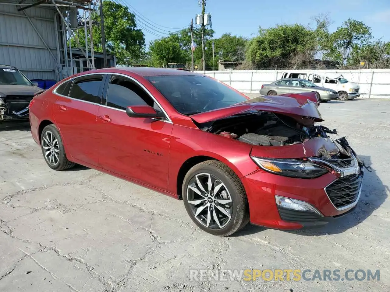 4 Photograph of a damaged car 1G1ZG5ST2RF248664 CHEVROLET MALIBU 2024