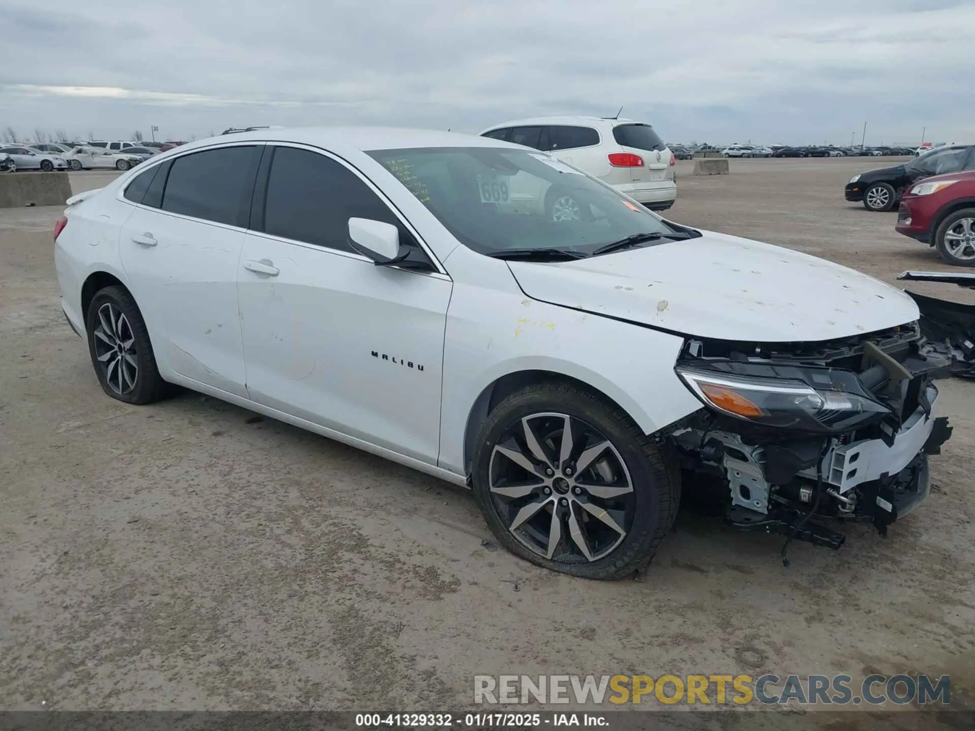 1 Photograph of a damaged car 1G1ZG5ST2RF249121 CHEVROLET MALIBU 2024