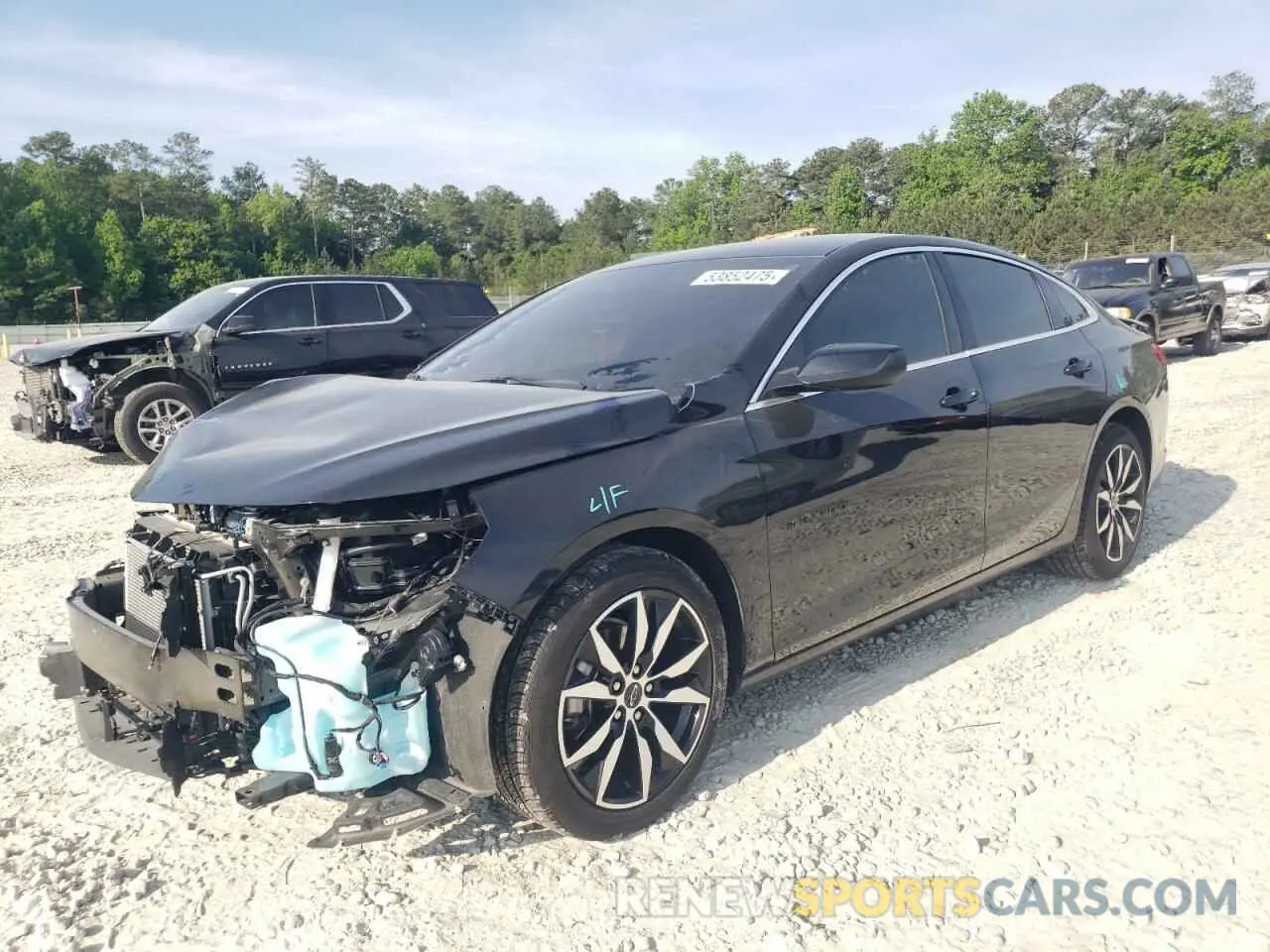 1 Photograph of a damaged car 1G1ZG5ST3RF237799 CHEVROLET MALIBU 2024
