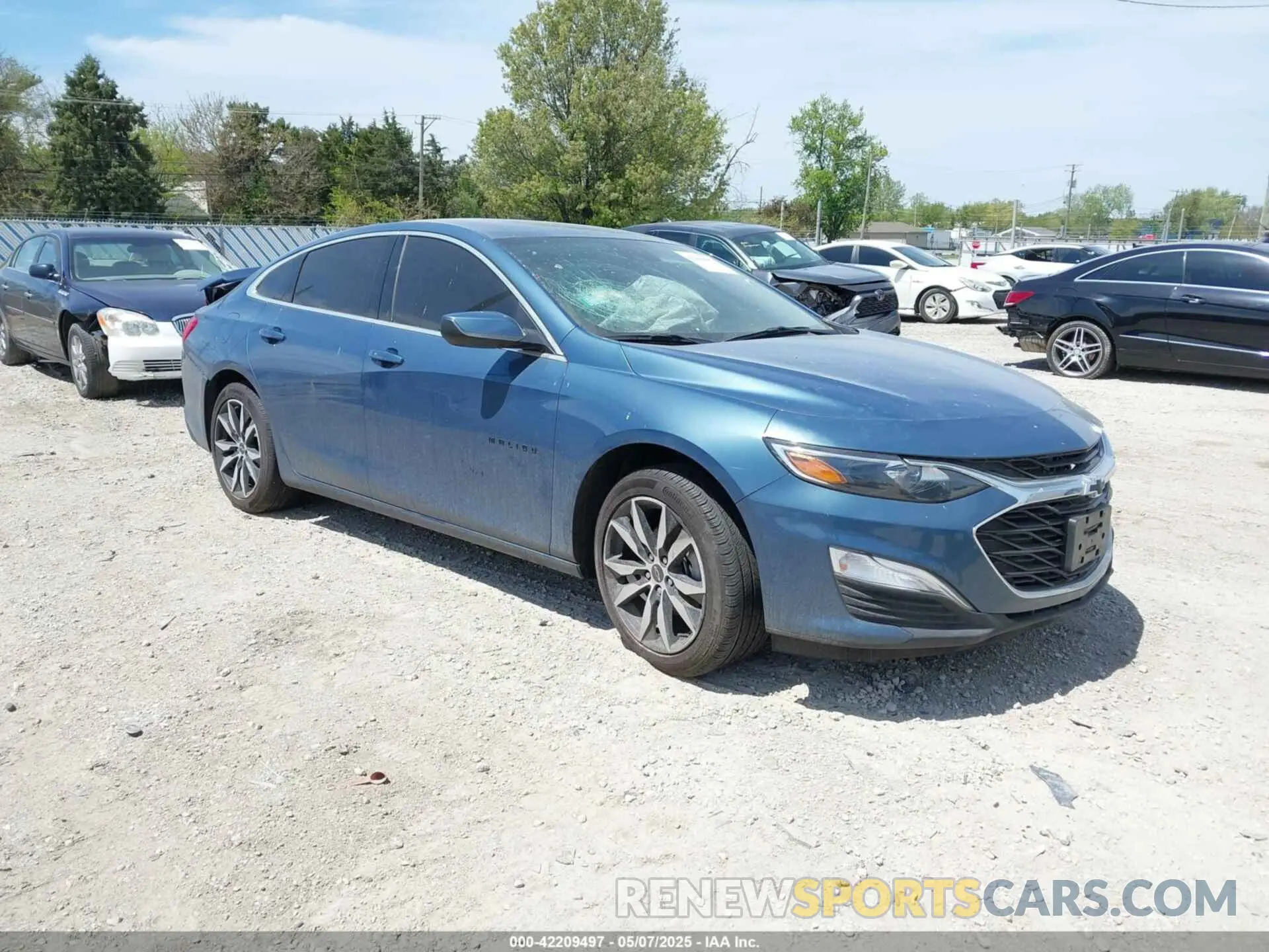 1 Photograph of a damaged car 1G1ZG5ST4RF191335 CHEVROLET MALIBU 2024